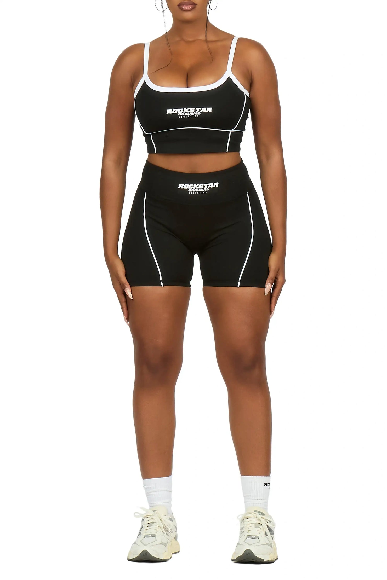 Lamiria Black Active Bike Short Set