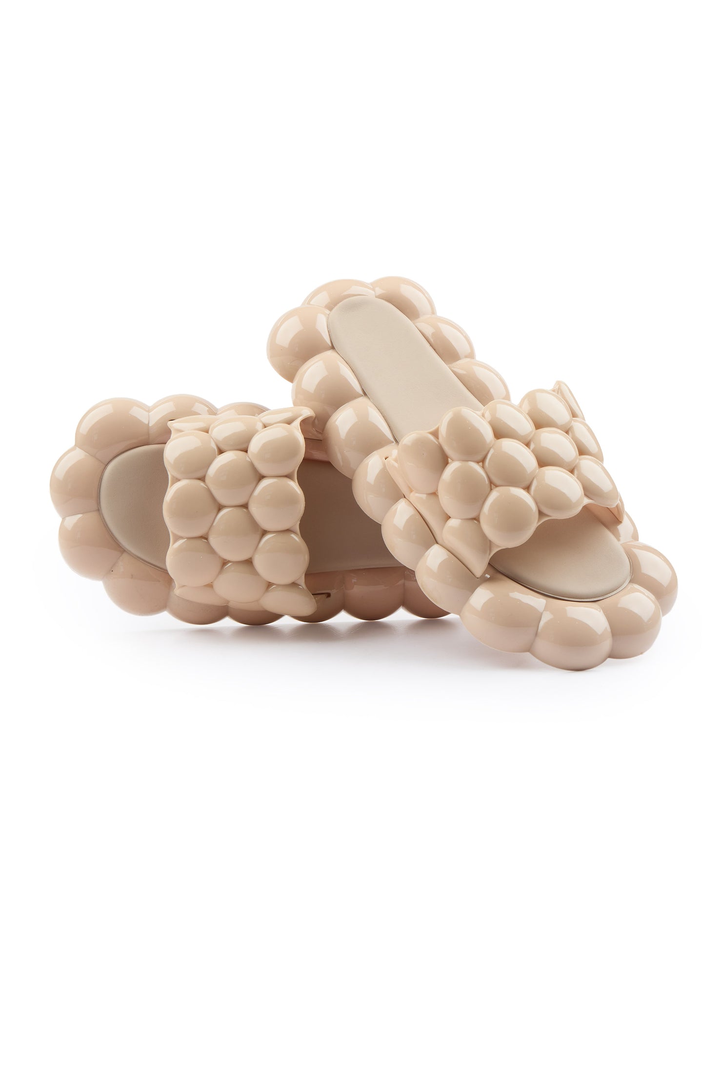 Jasmyne Nude Bubble Slides