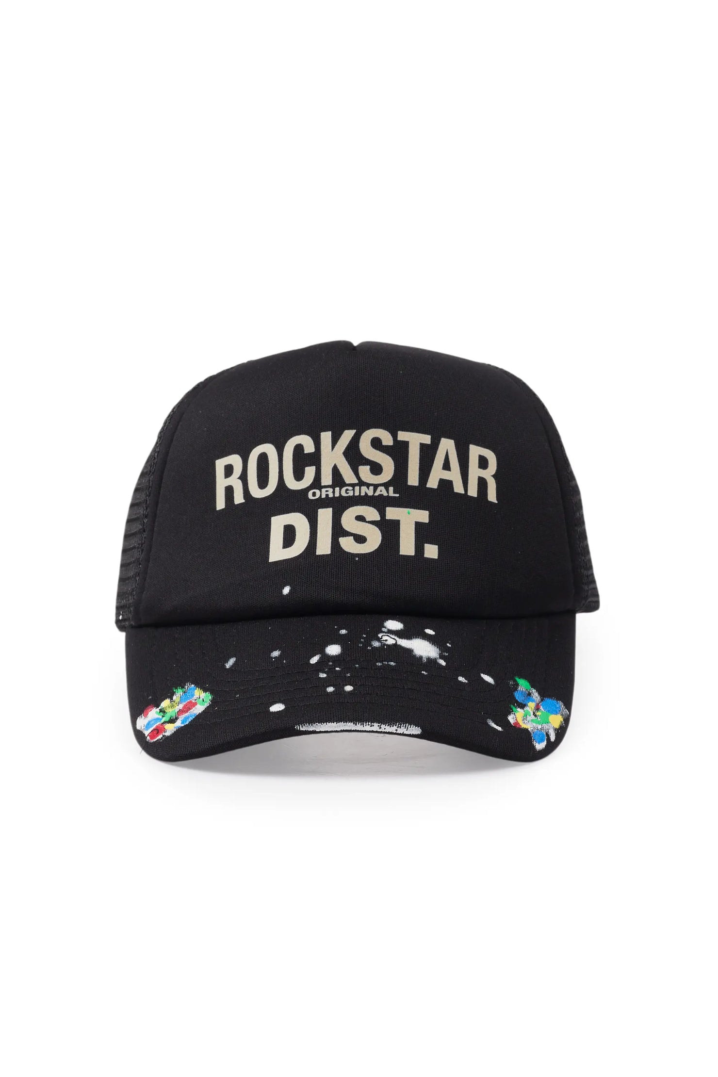 Boys Neptune Black/Beige Trucker Hat