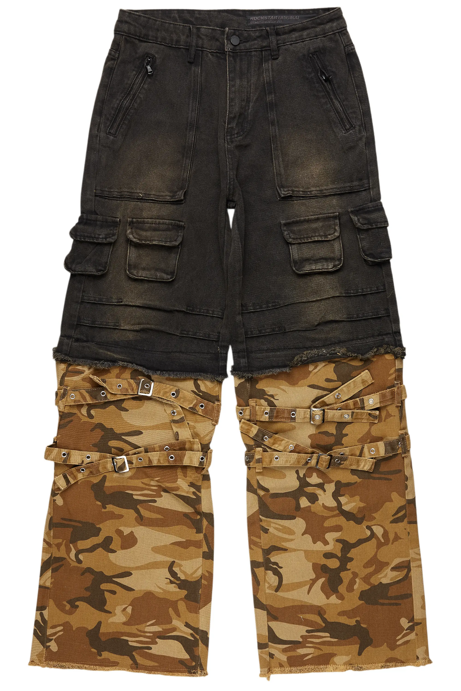 Exxus Dark Grey Baggy Fit Jean