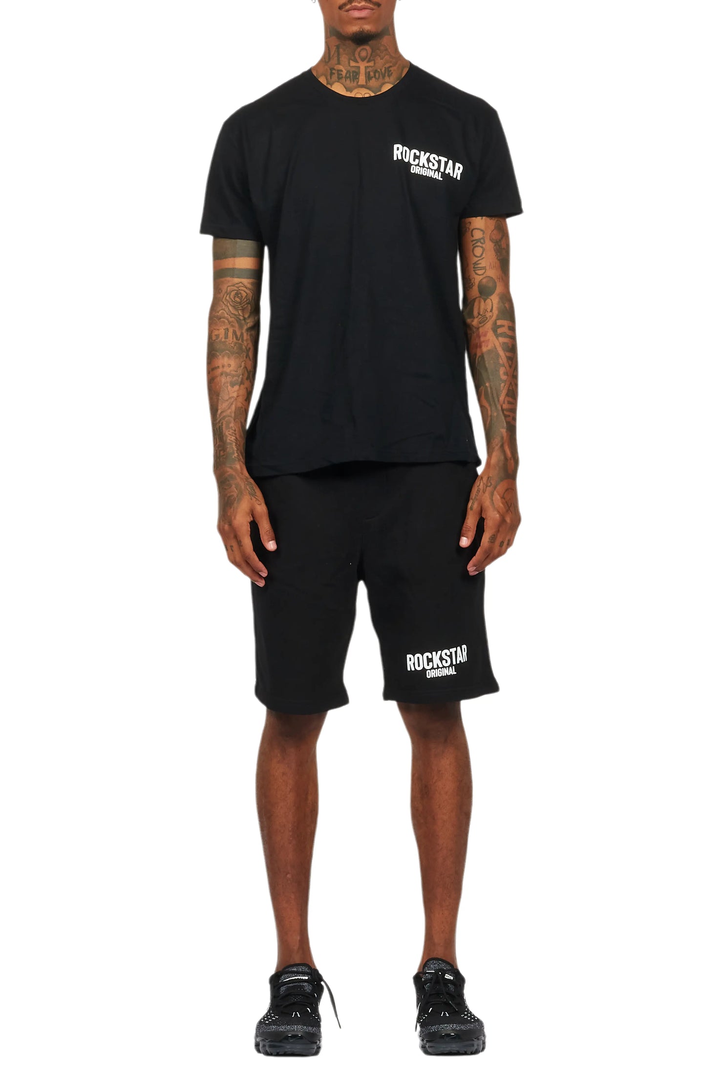 Sana Black/White Short Set