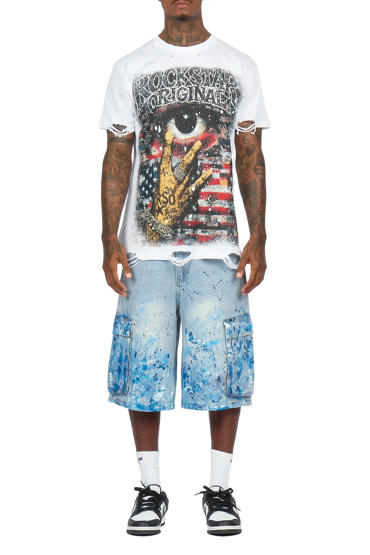 Fonte Light Indigo Denim Jort