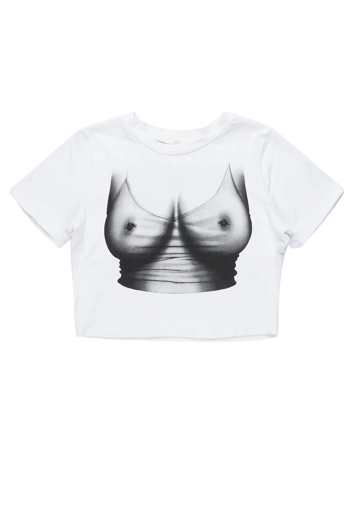 Shawntia White Crop T-Shirt