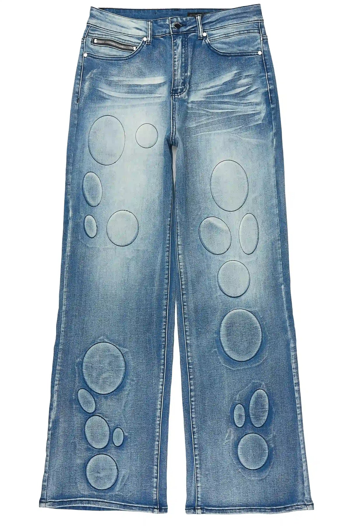 Ovol Blue Baggy Fit Jean