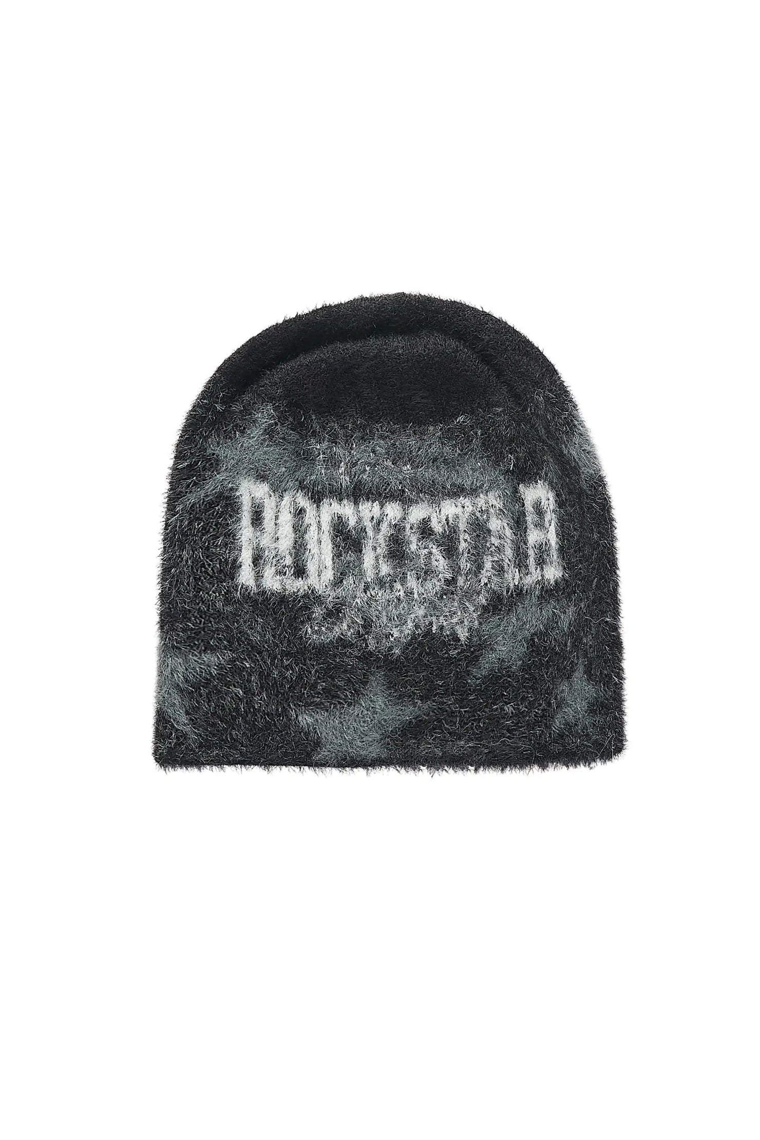 Allstar Black Knitted Mohair Beanie