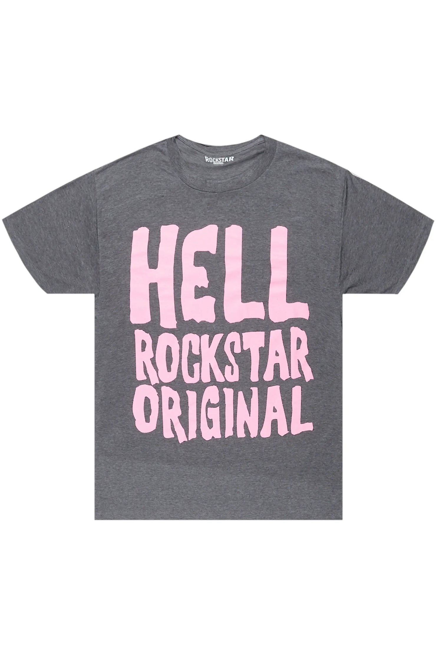 Theon Heather Charcoal Graphic T-Shirt