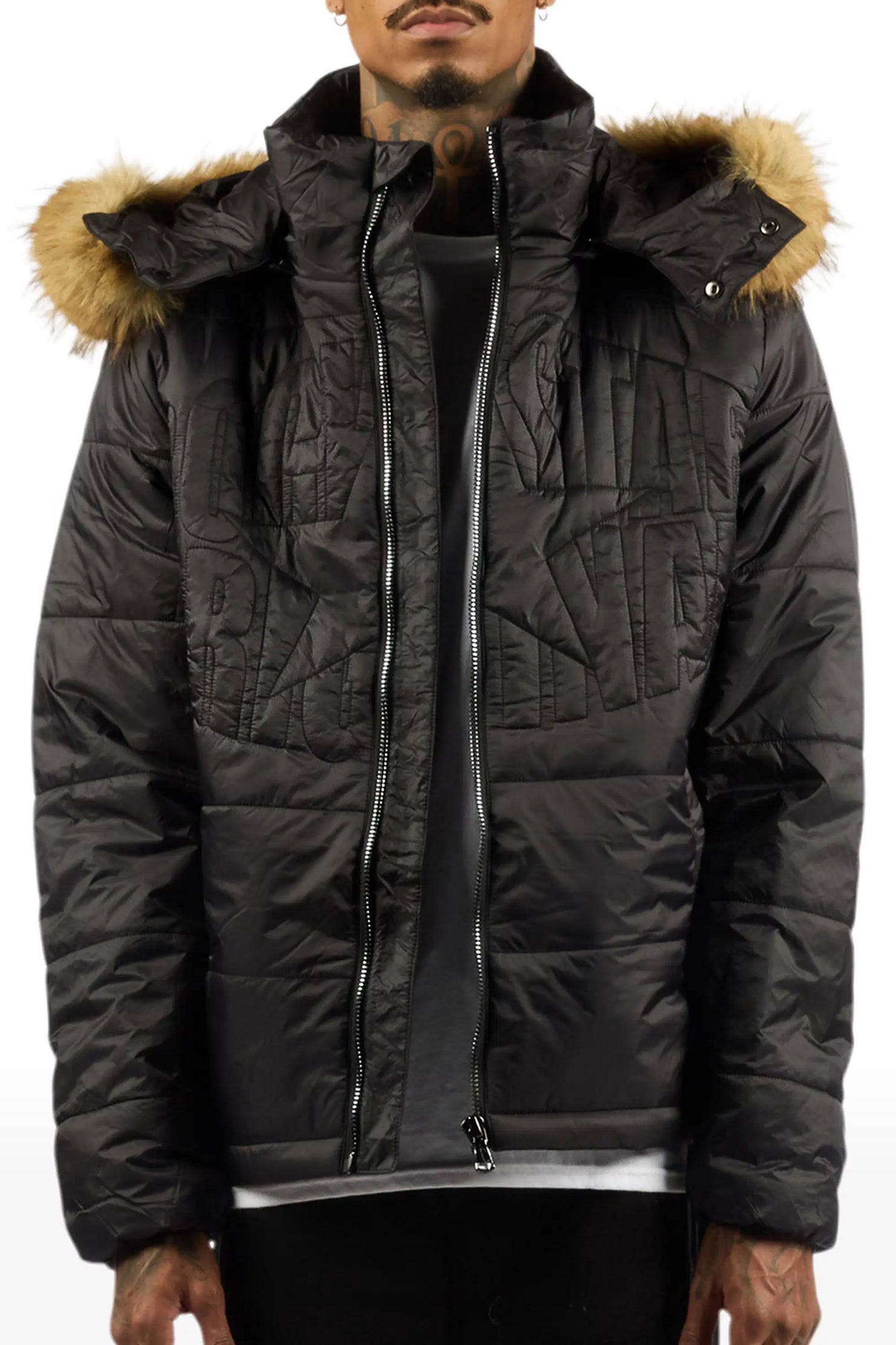 Chillwave Black Puffer Jacket