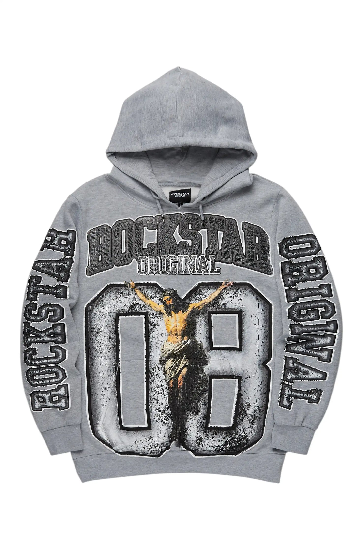 Fields Grey/White Graphic Hoodie