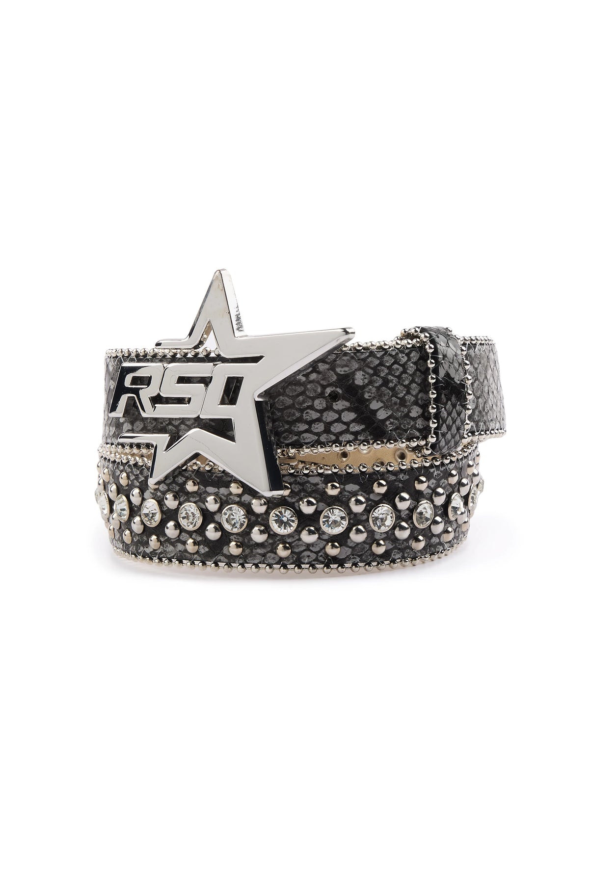 Timika Black Rhinestone Belt
