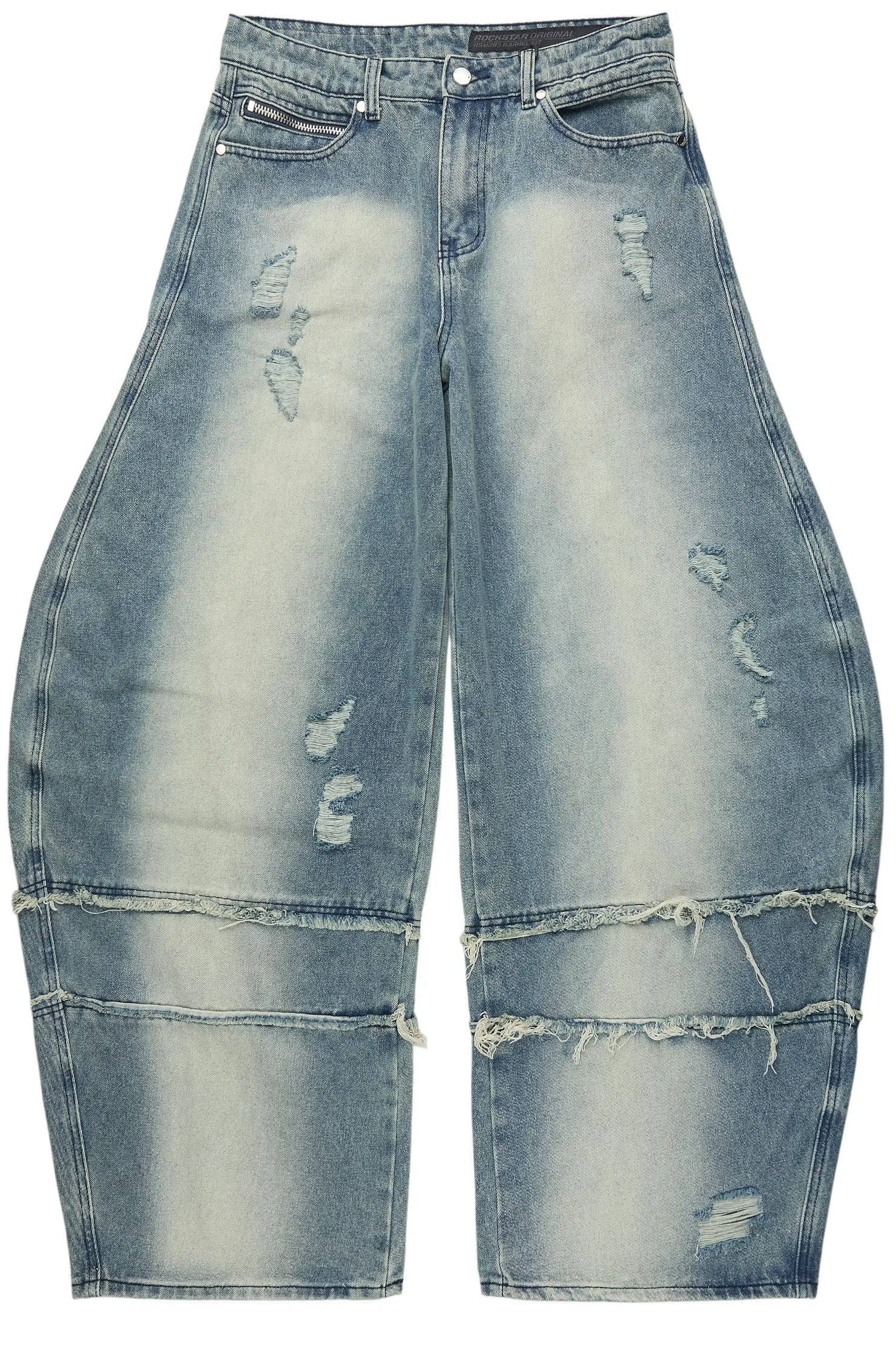 Nuvia Blue Barrel  Fit Jean