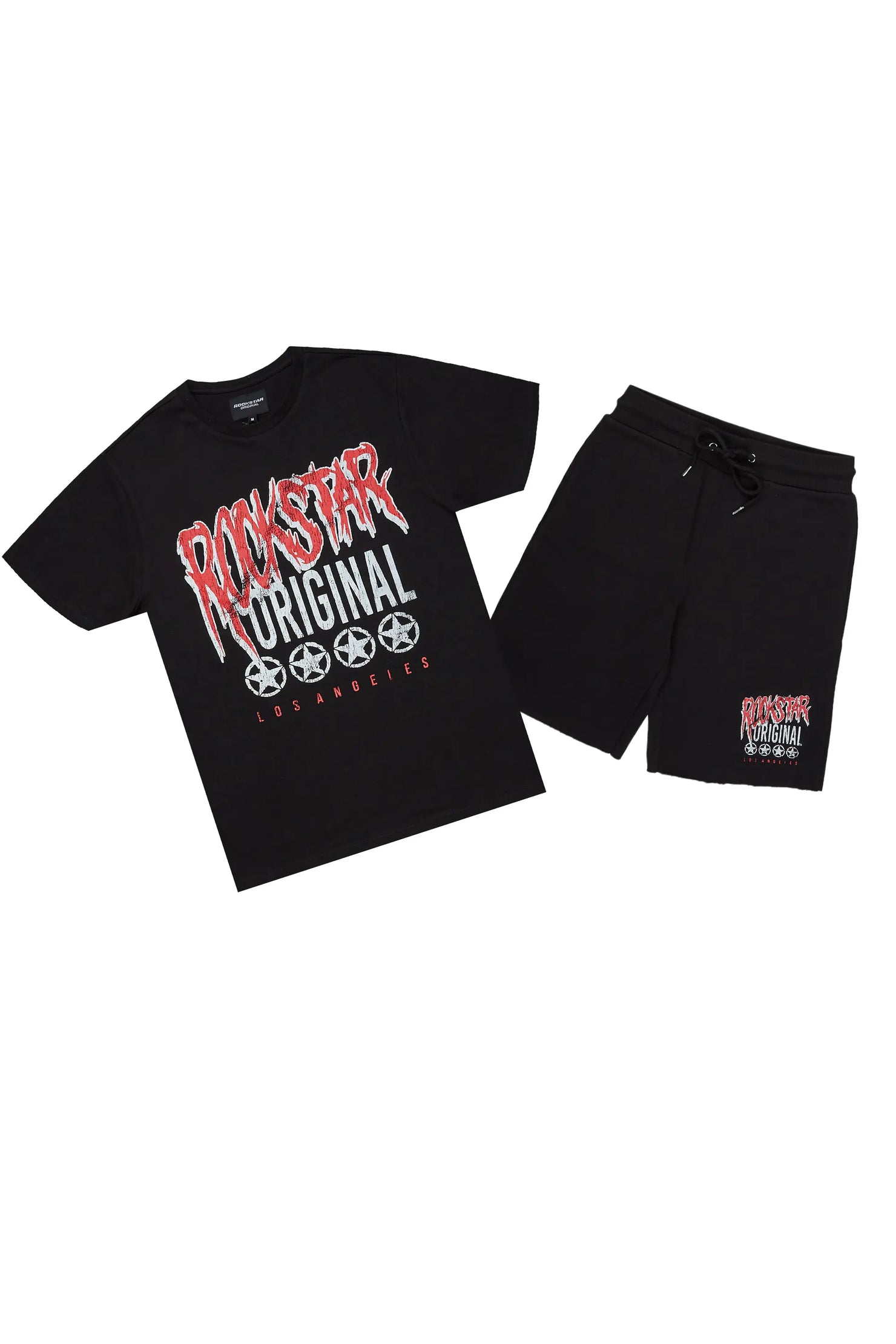 Wizzurd Black T-Shirt/Short Set