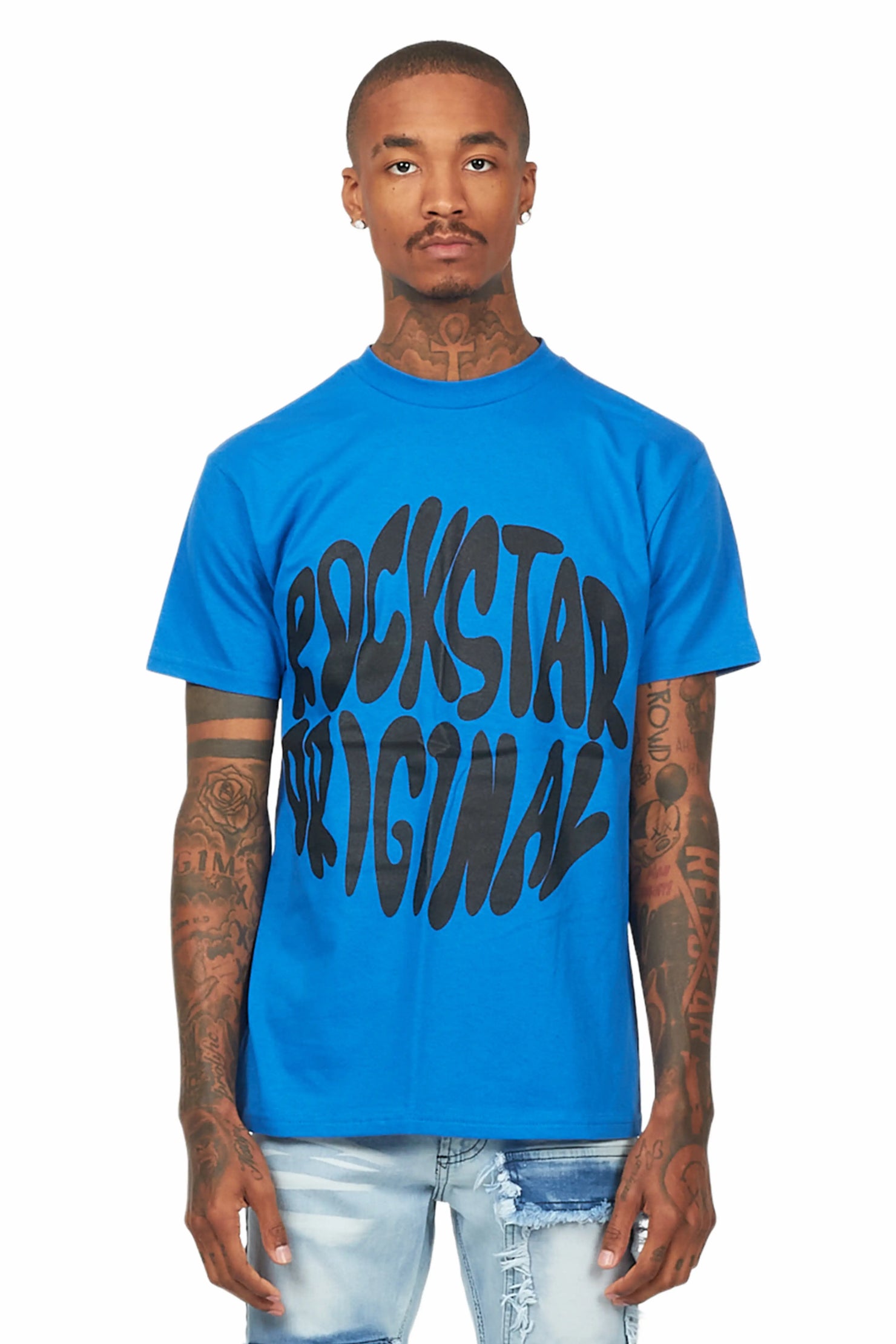 Thierry Royal Blue Graphic T-Shirt