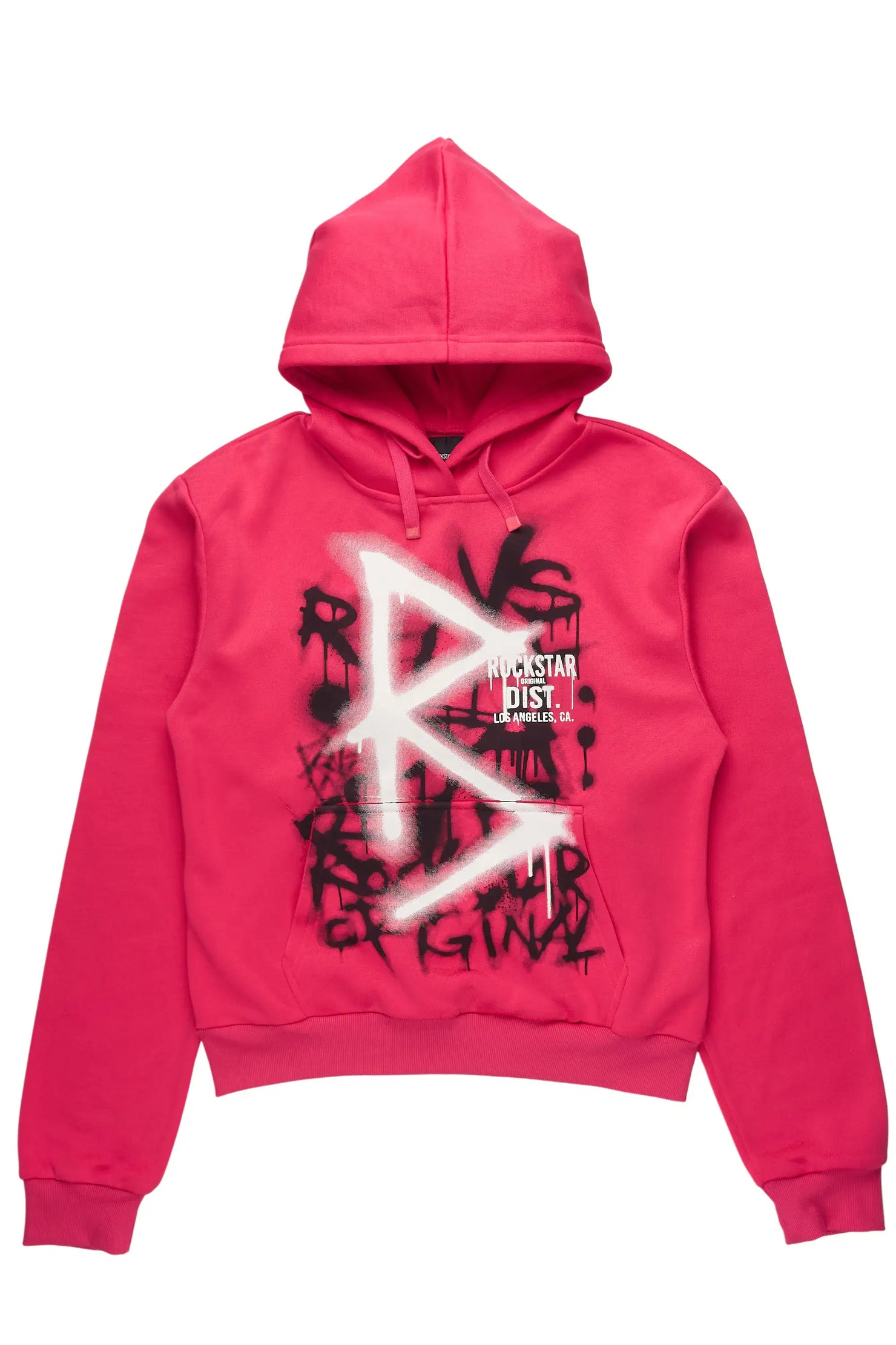 Nahomy Hot Pink Oversized Hoodie