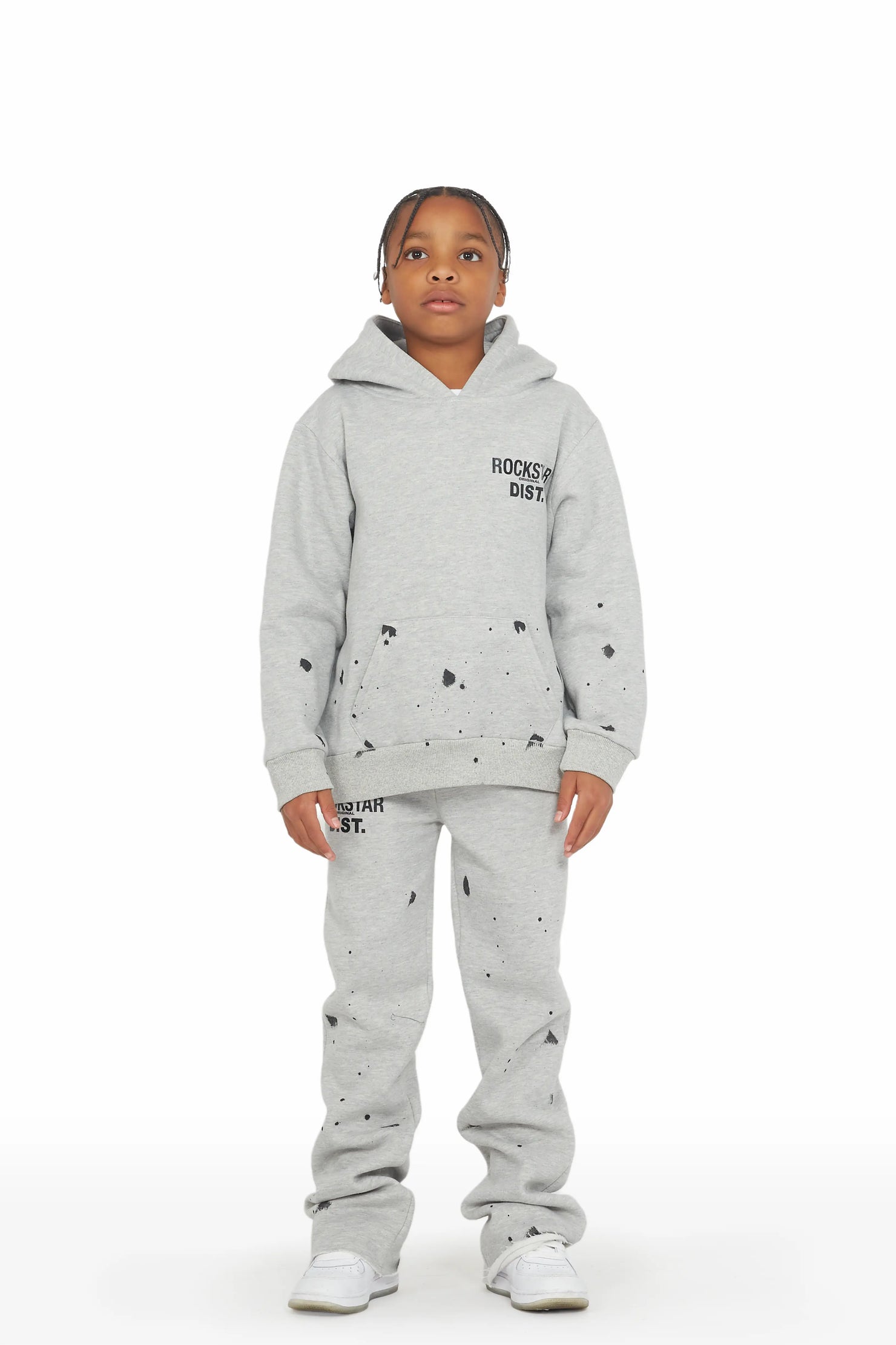 Boys Raffer Grey Stacked Track Set