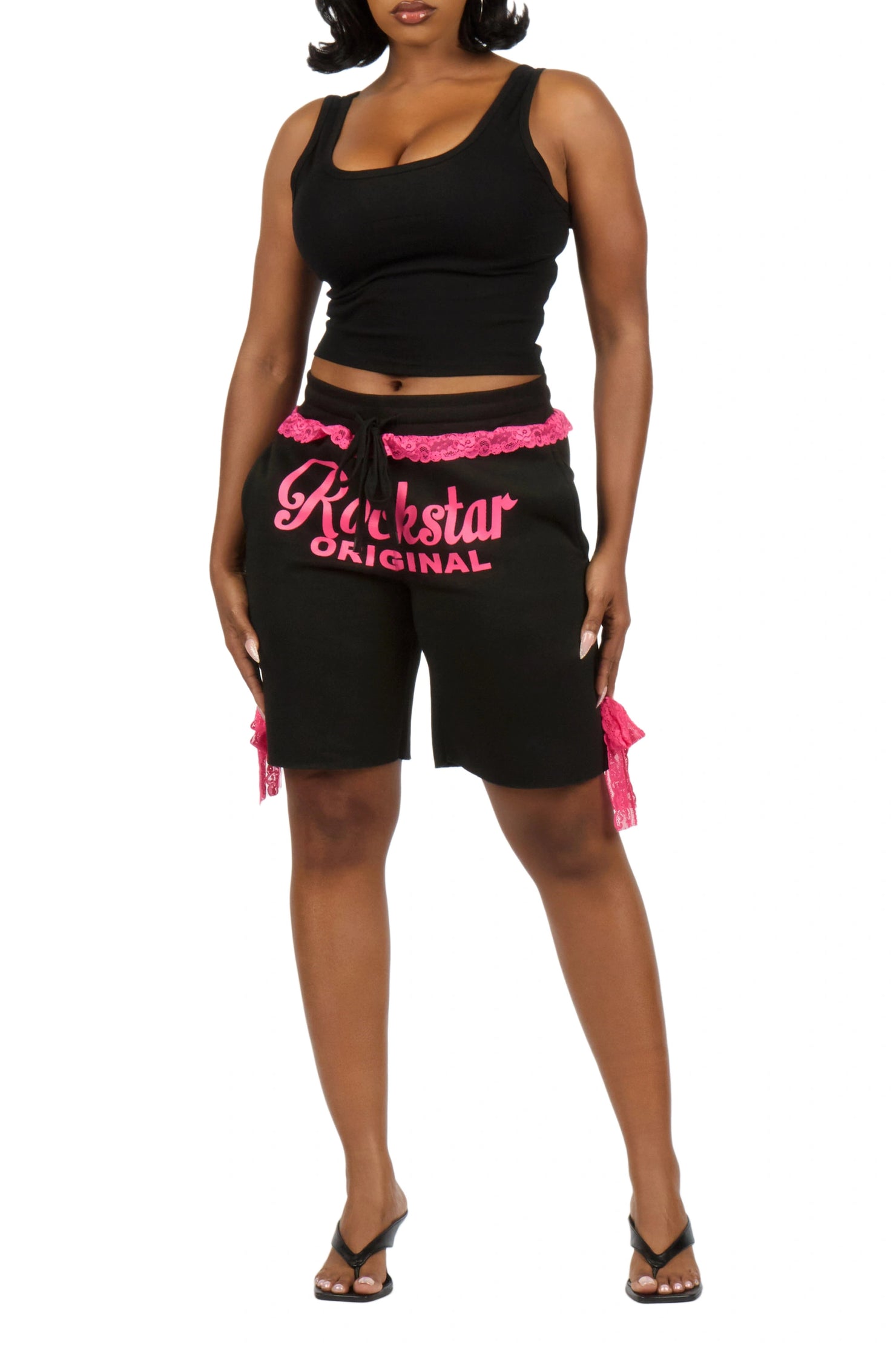 Lala Black Baggy Short