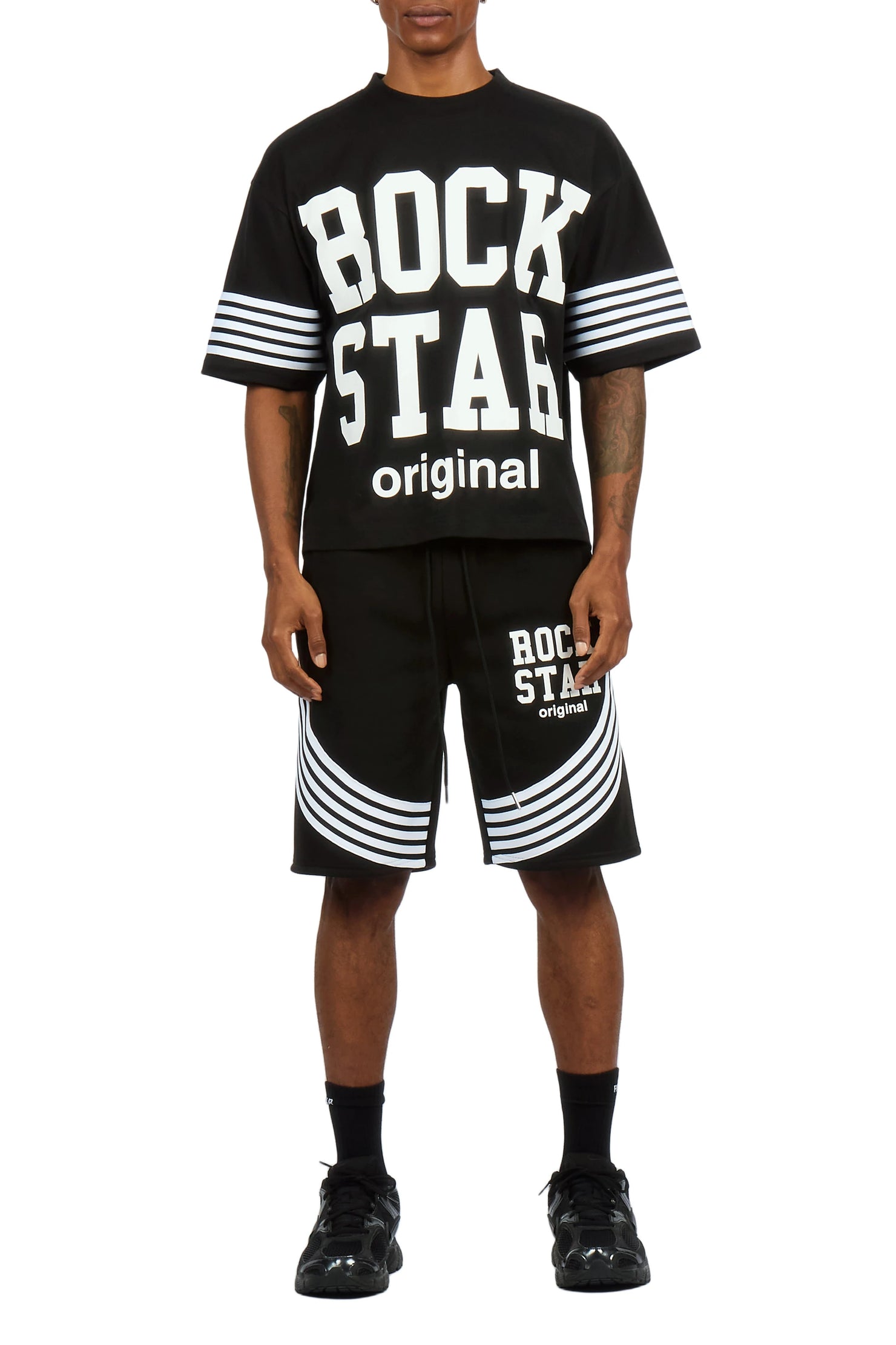 Rulik Black T-Shirt/Short Set