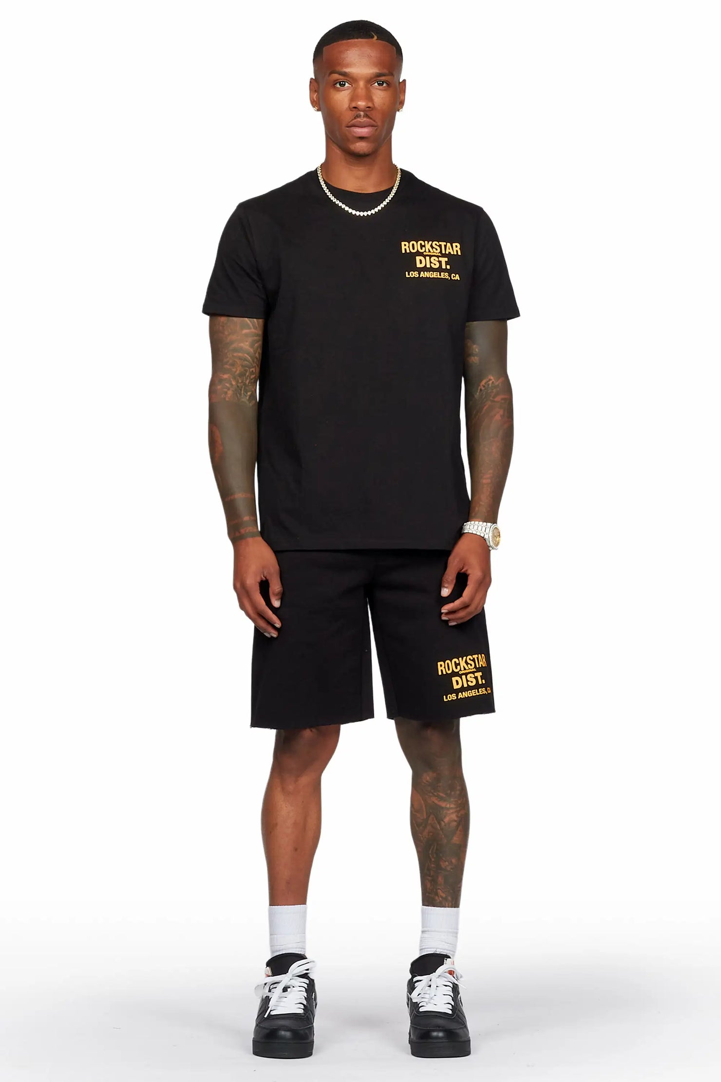 Lake Black T-Shirt/Short Set