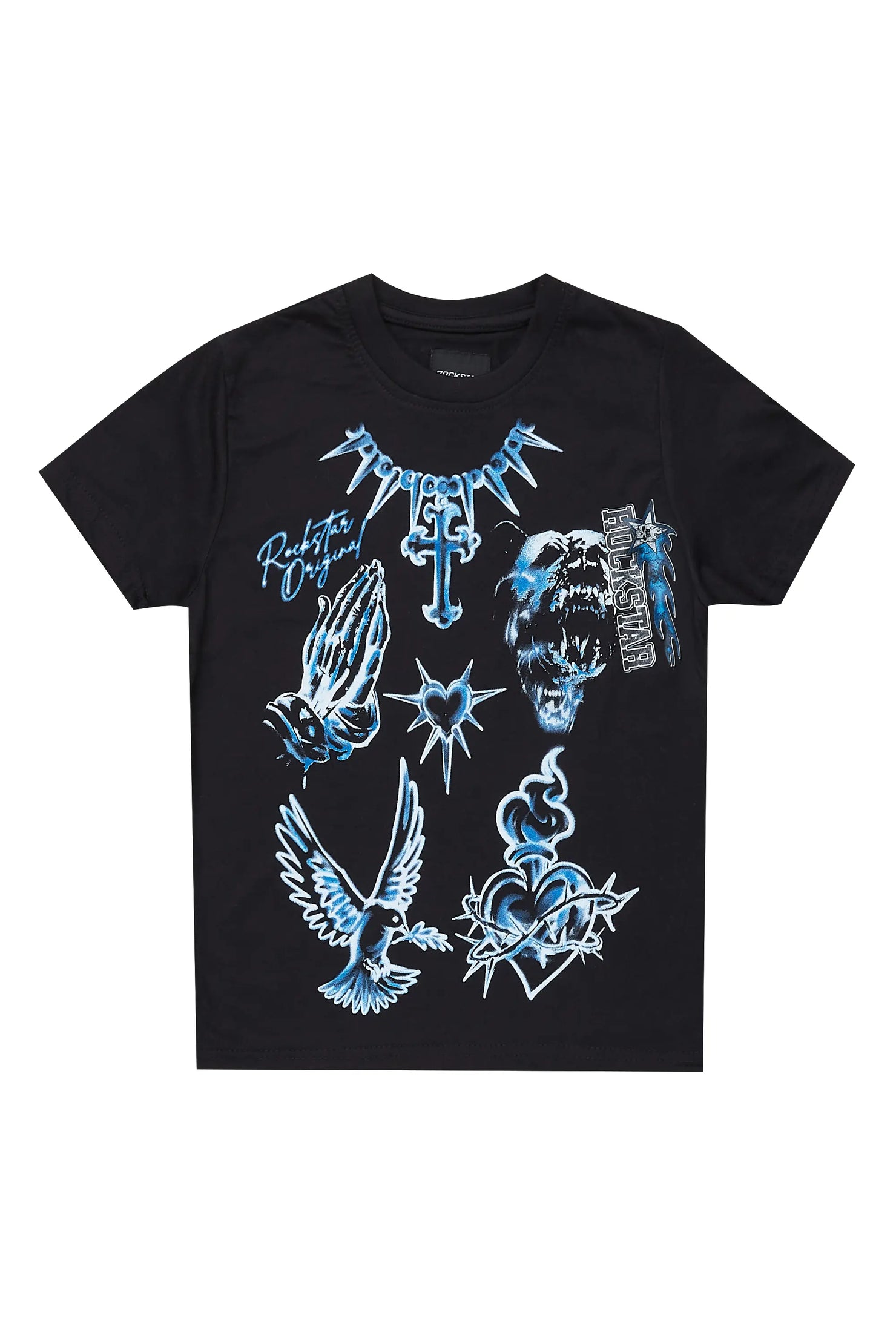 Boys Valar Black Graphic T-Shirt