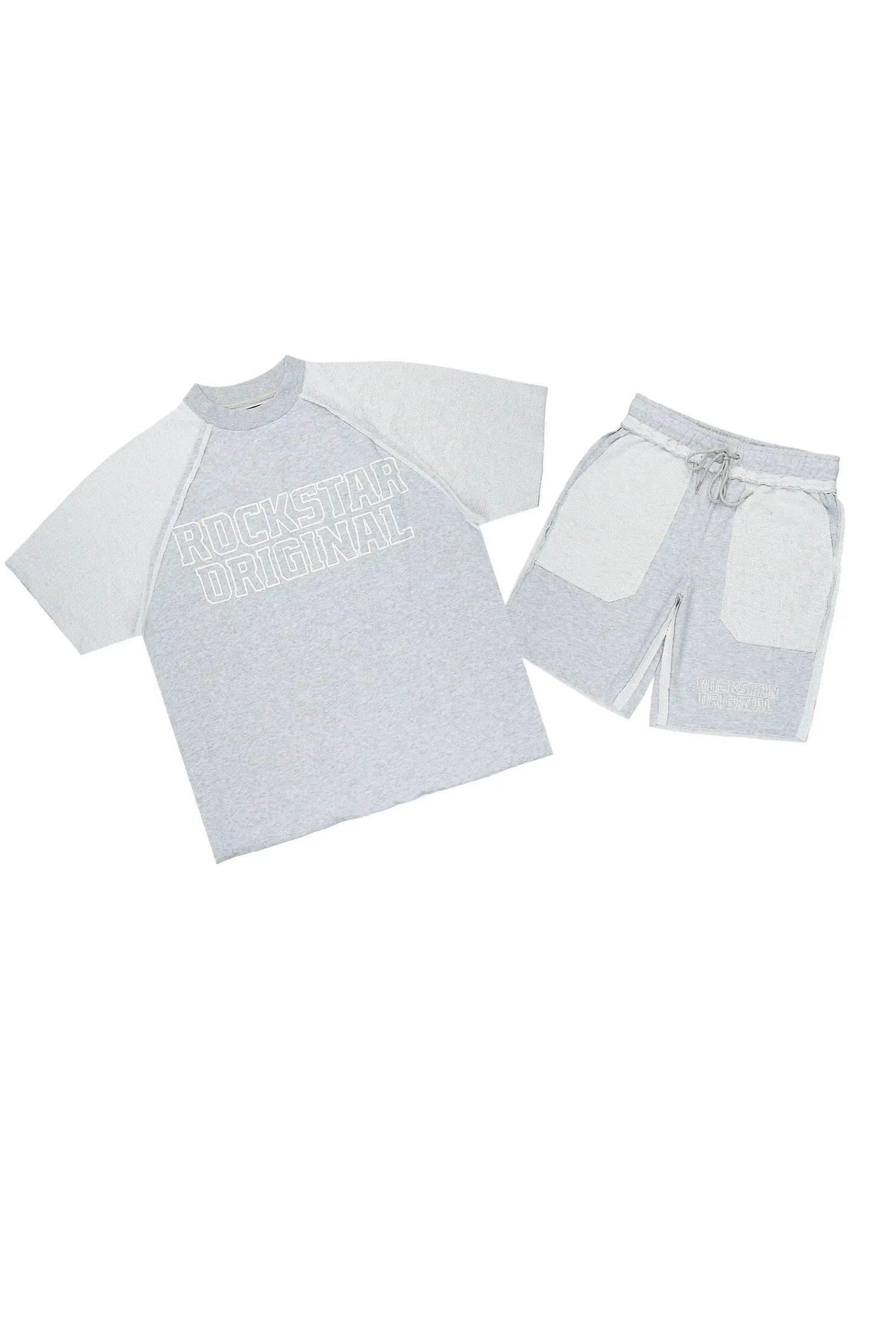 Vianney Grey T-Shirt Short Set