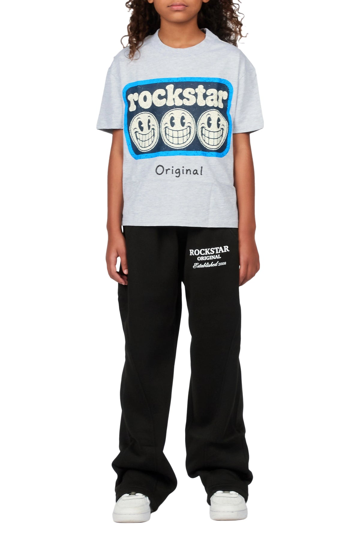 Girls Maximilliana Black Gabby Barrel Sweatpant