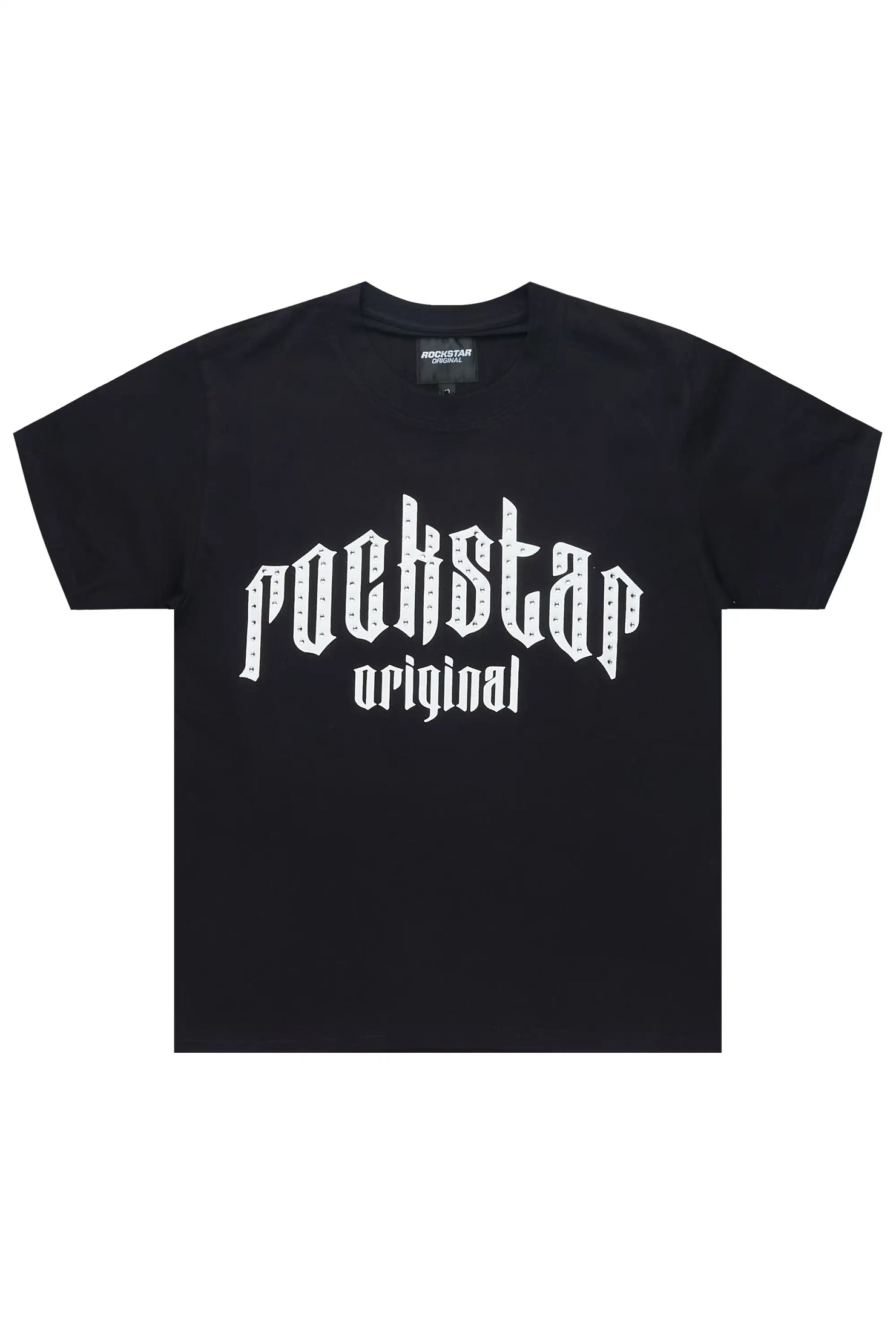 Boys Sherriso Black Rhinestone T-Shirt