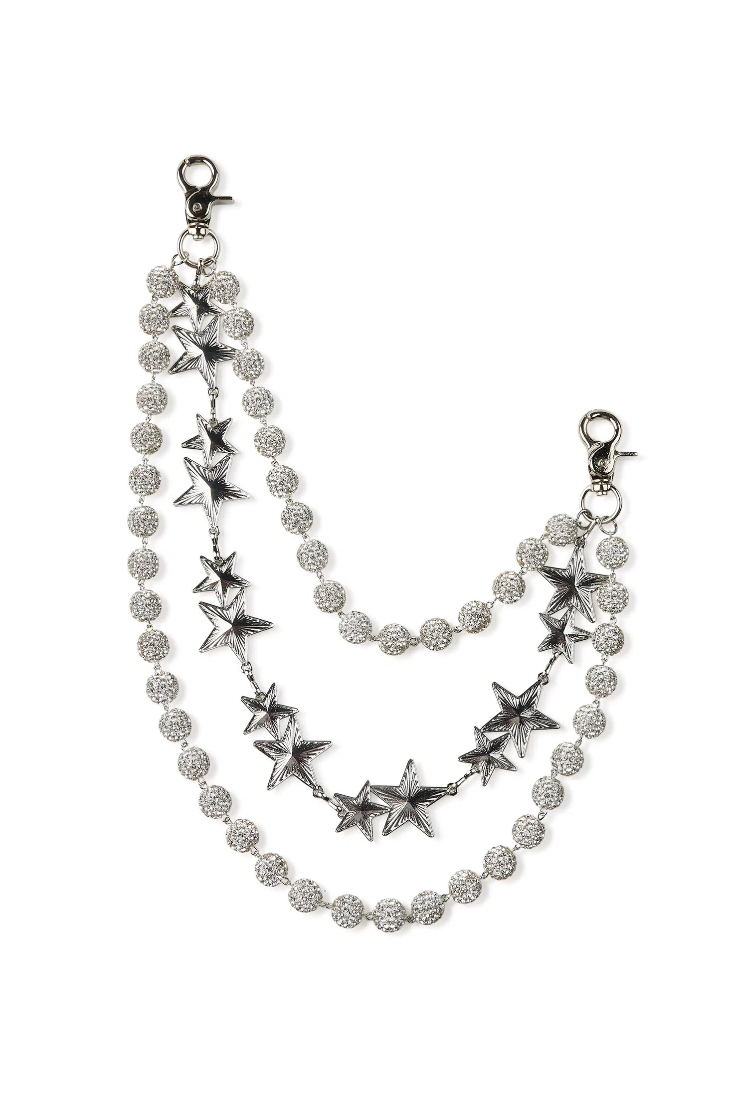 Boys Starball Silver Wallet Chain