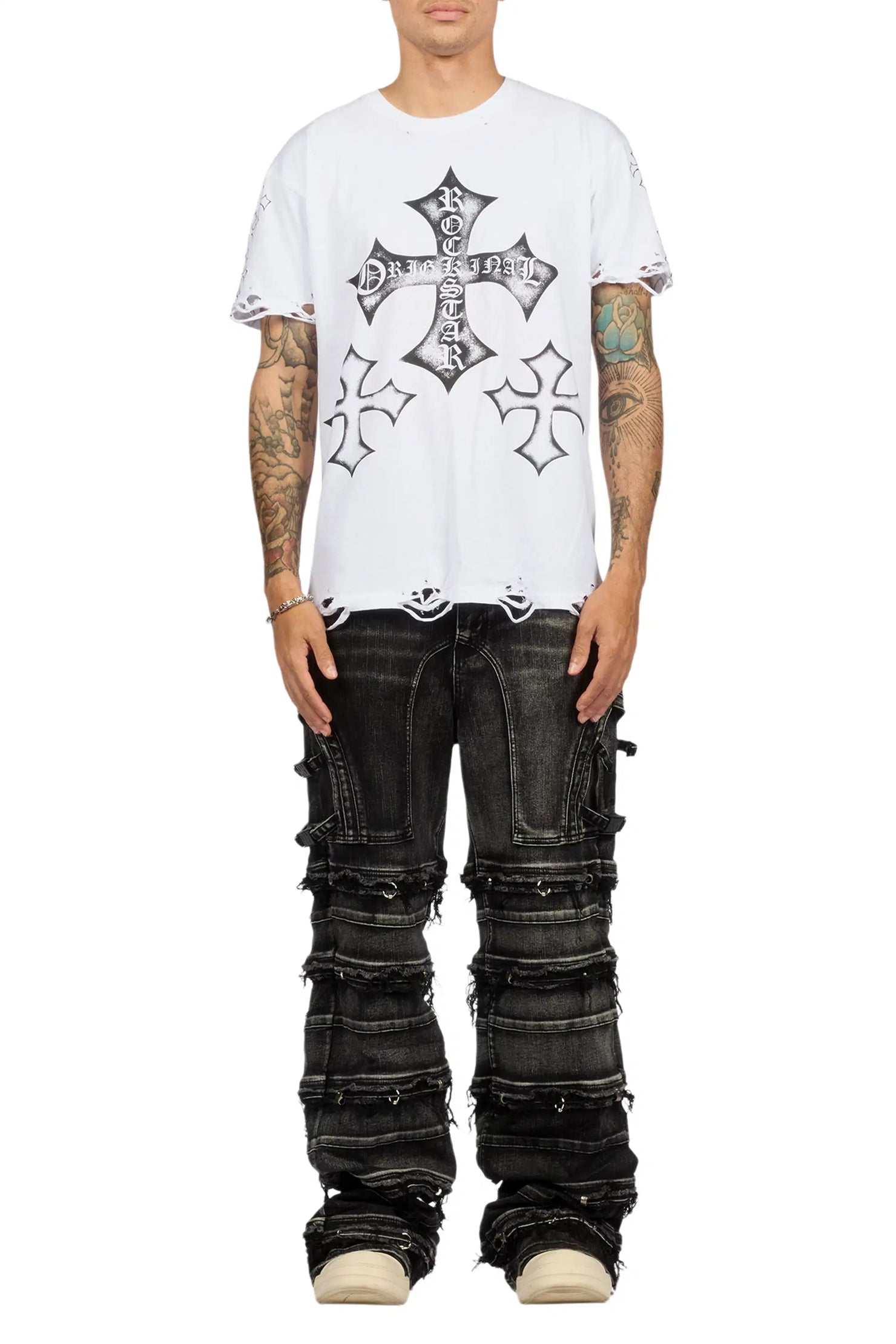 Fotis Black Baggy Jean