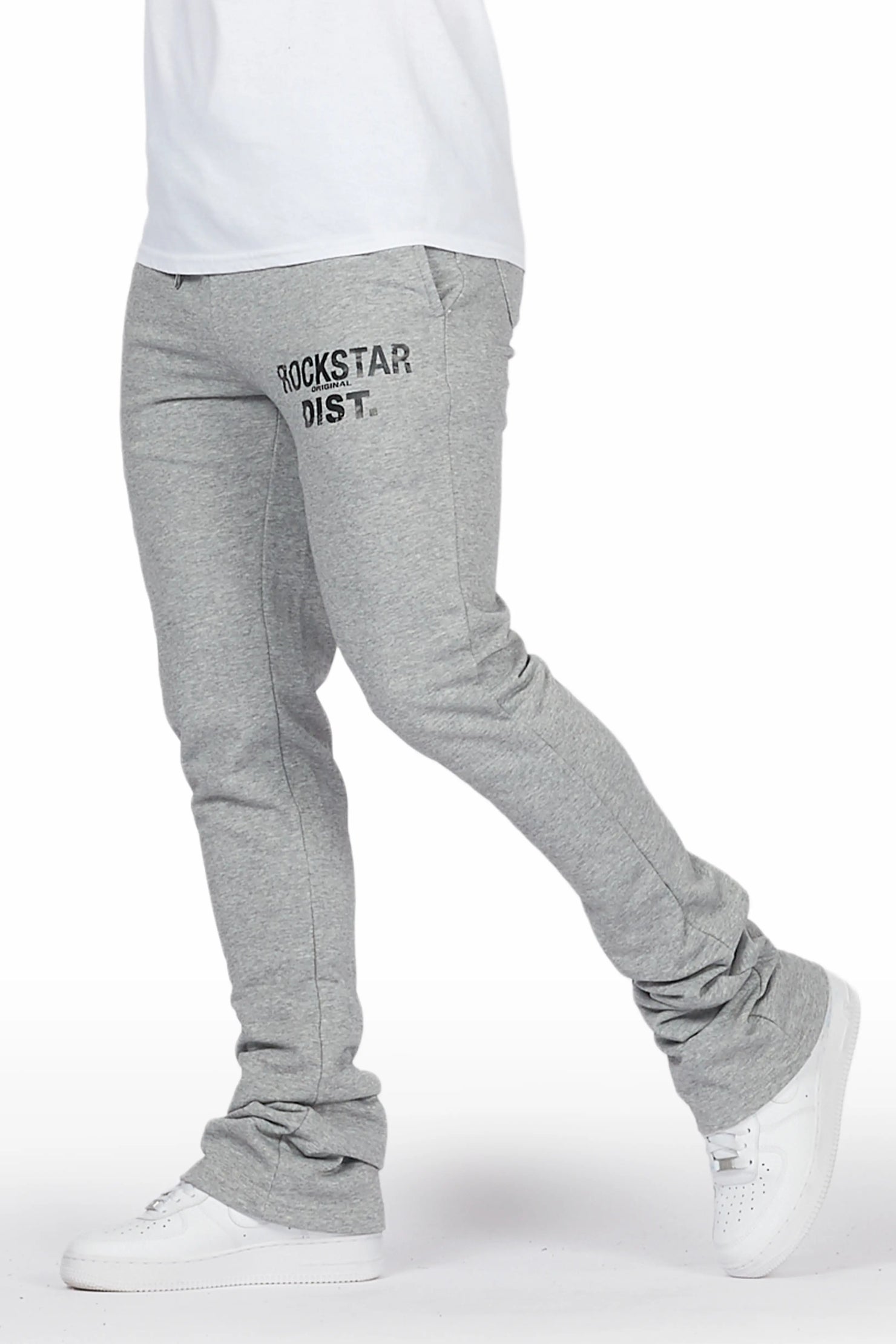 Alpine Grey Stacked Flare Pant