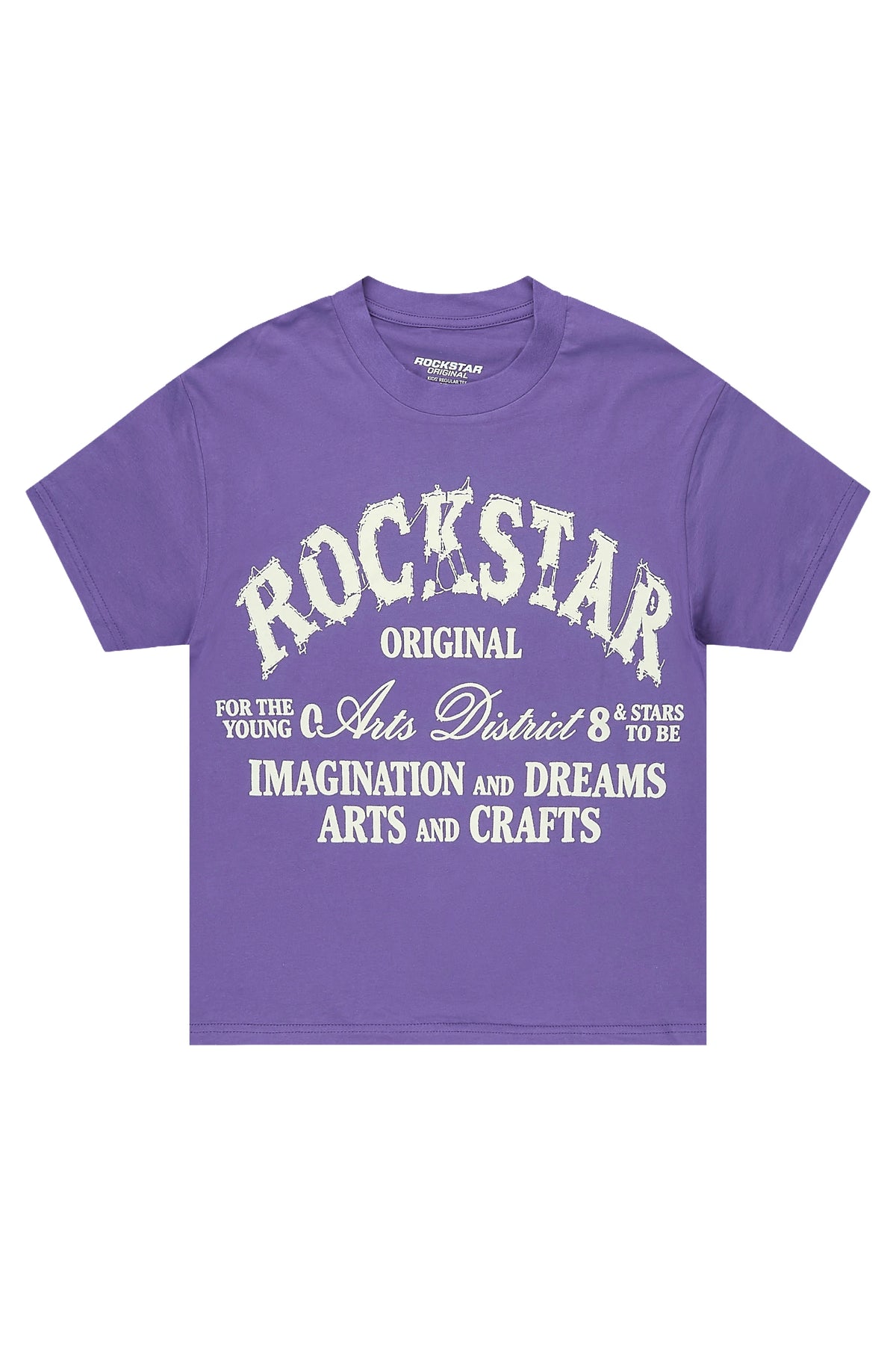 Boys Coolie Purple Graphic T-Shirt