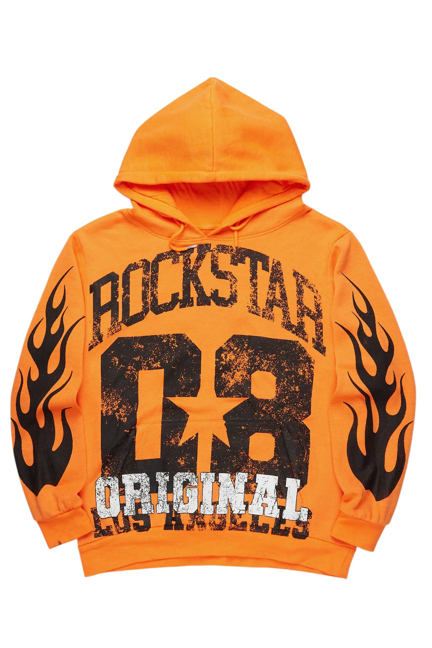 Damir Orange Graphic Hoodie