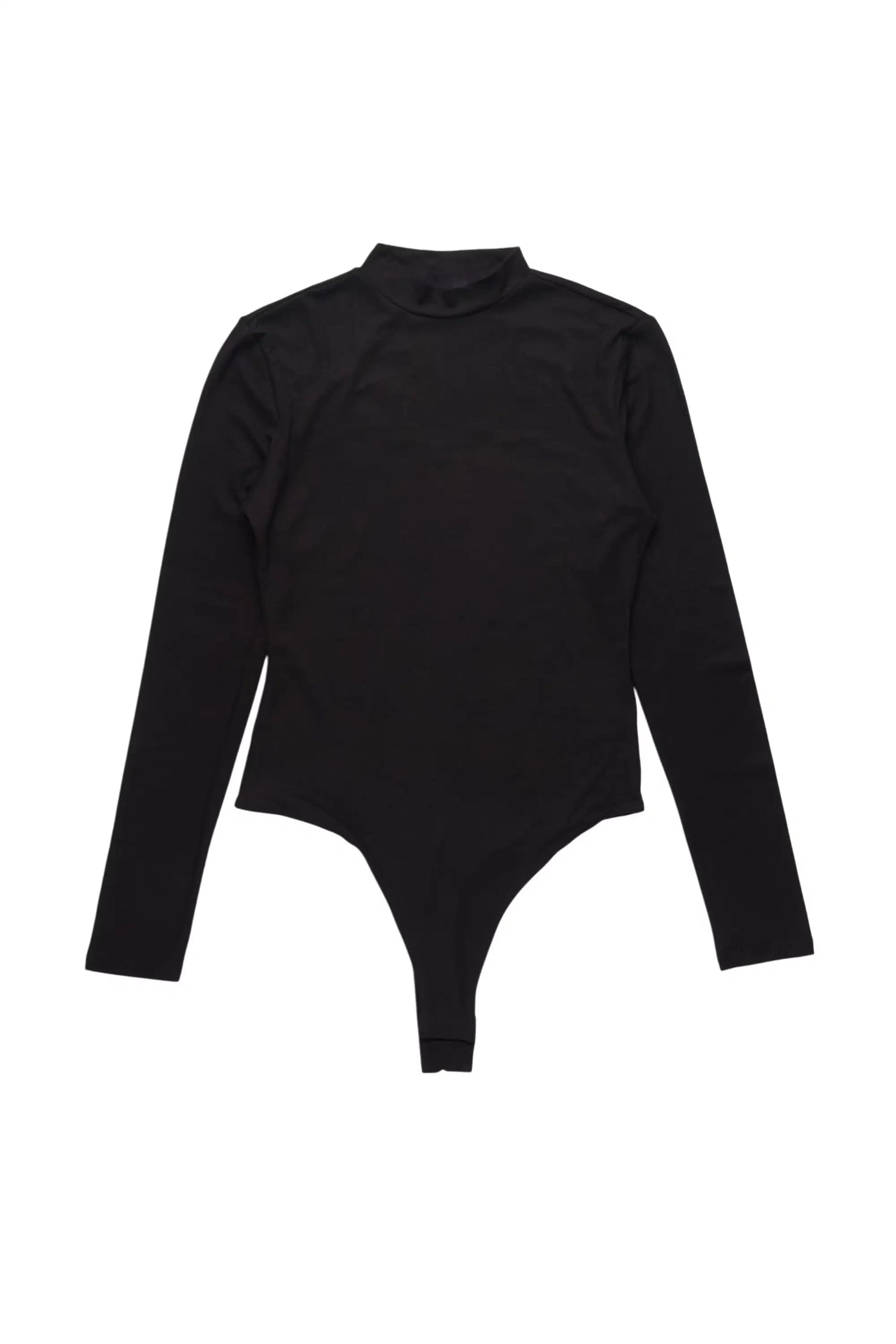 Keishia Black Long Sleeve Bodysuit