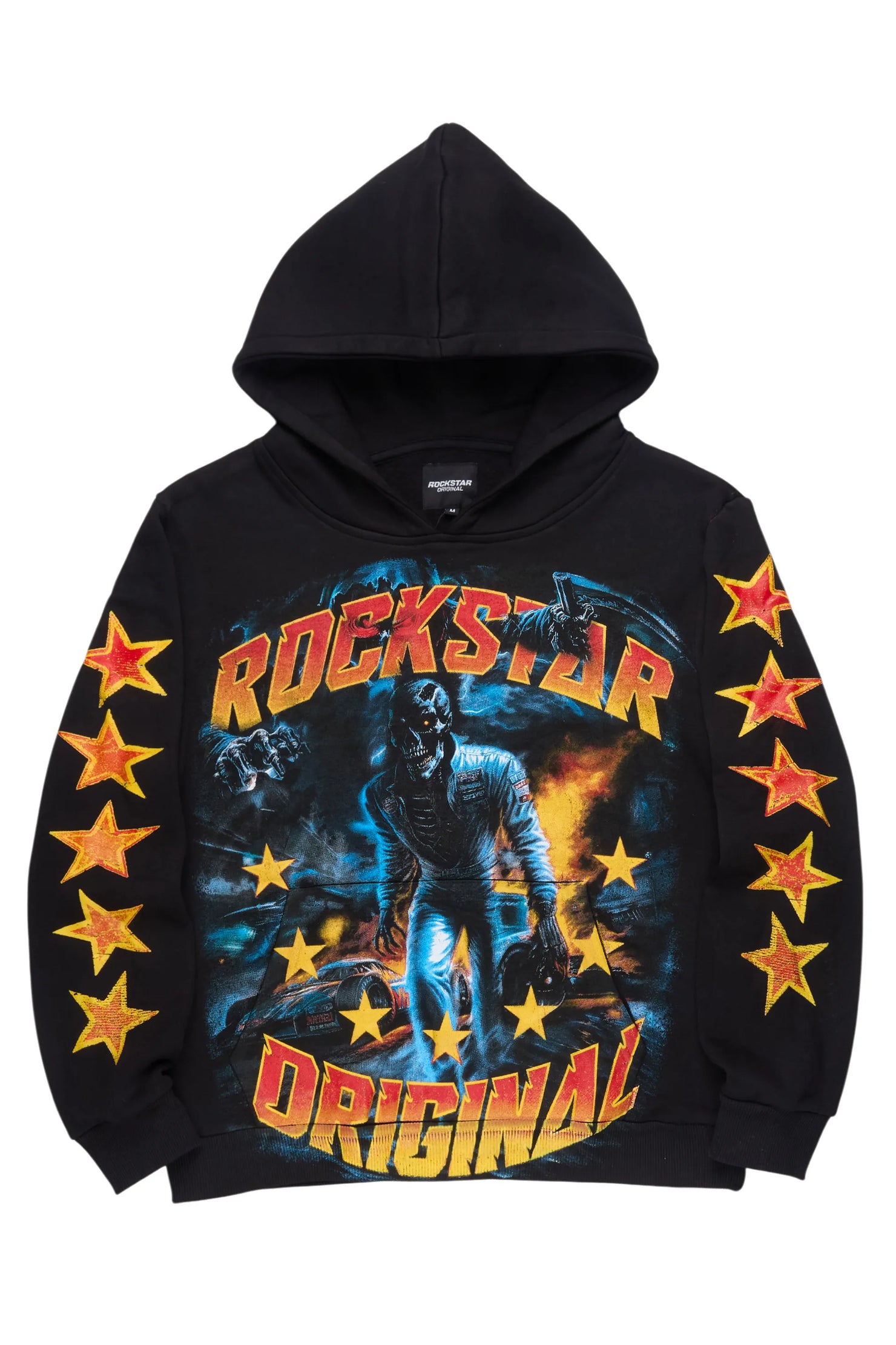 Torq Black/Orange Graphic Hoodie
