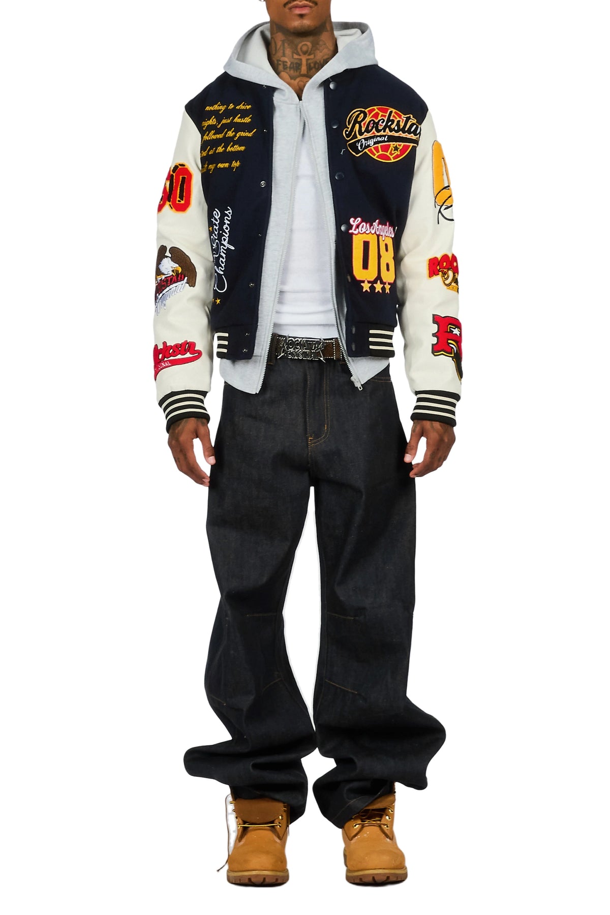 Fame Raw Blue Barrel Fit Jean