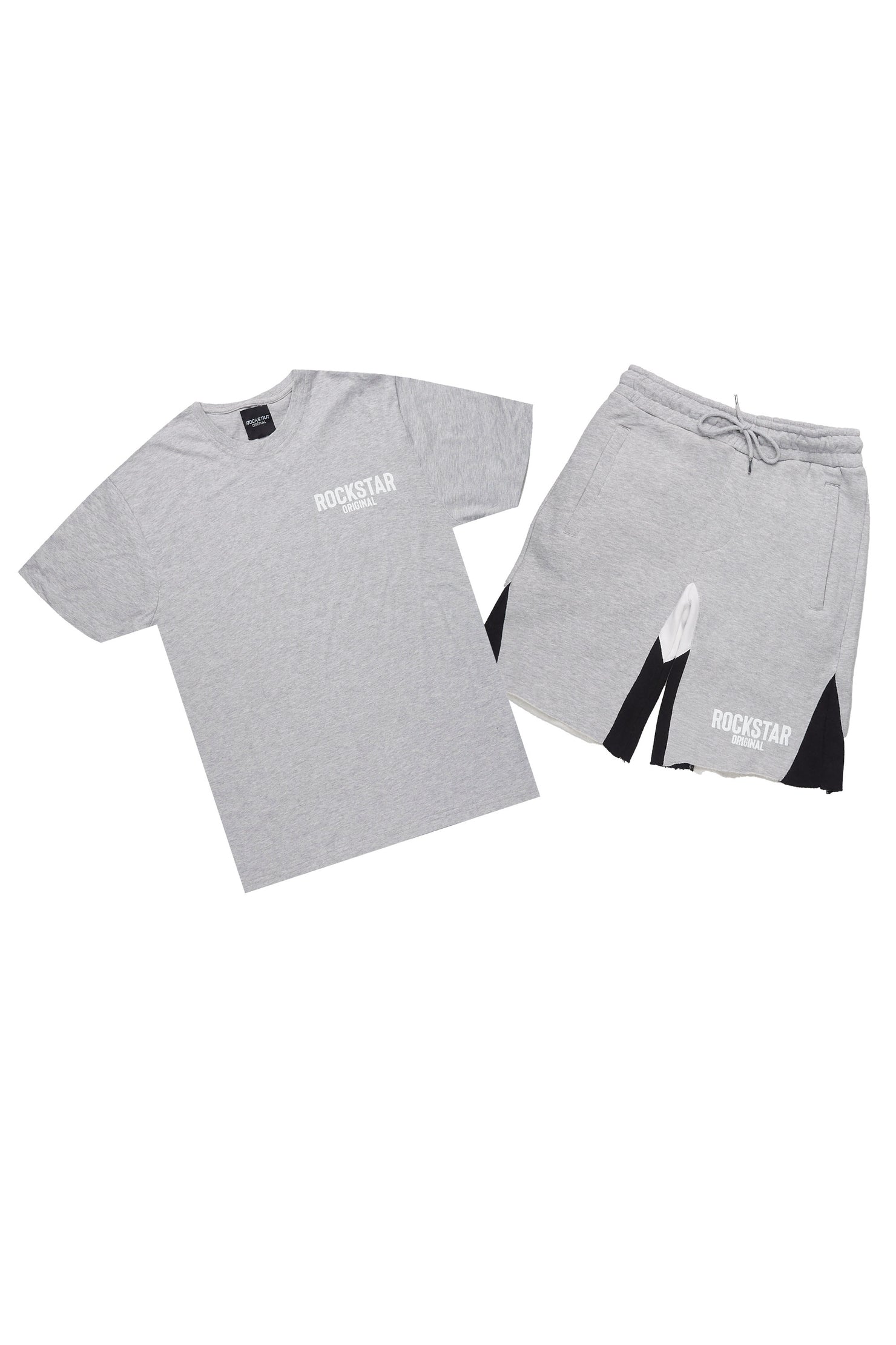 Sana Heather Grey Relaxed T-Shirt/Short Set