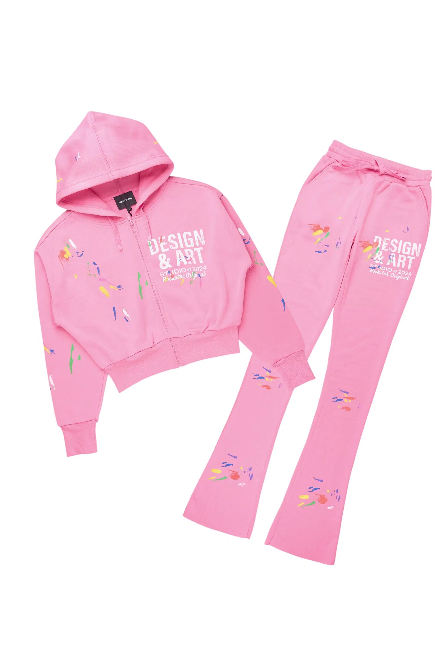 Kristiane Pink Crop Super Stacked Trackset