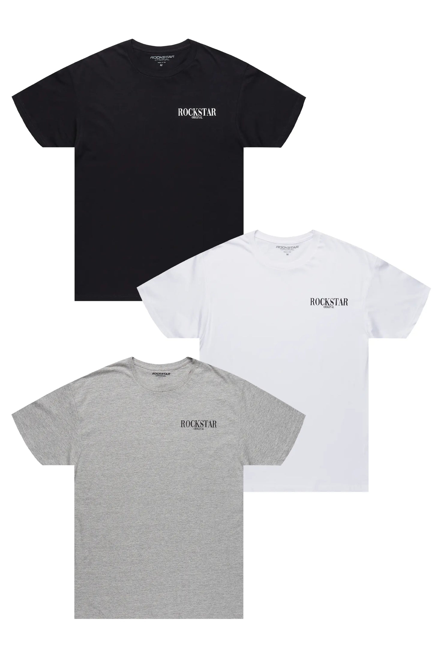 Octavio Multi Printed T-Shirt 3 Pack