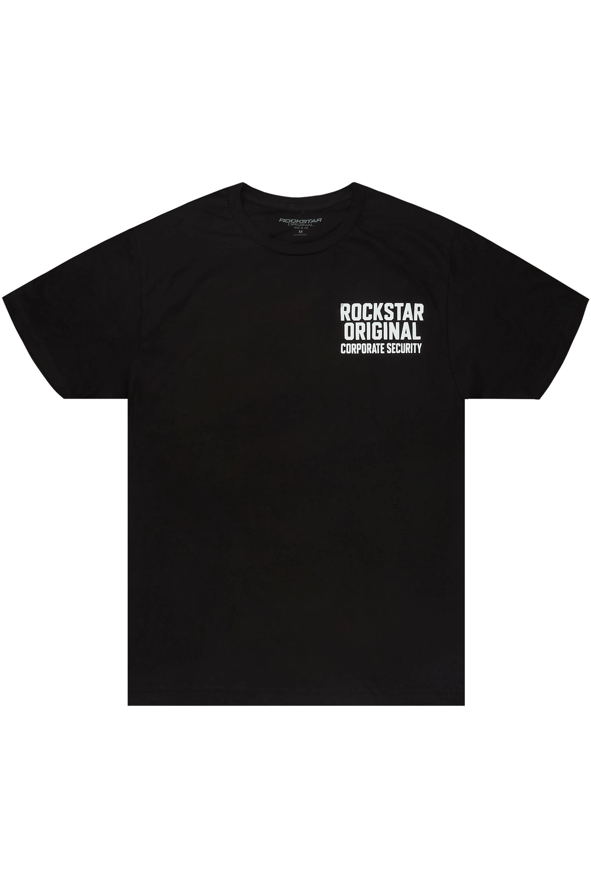 Security Black Oversized Graphic T-Shirt