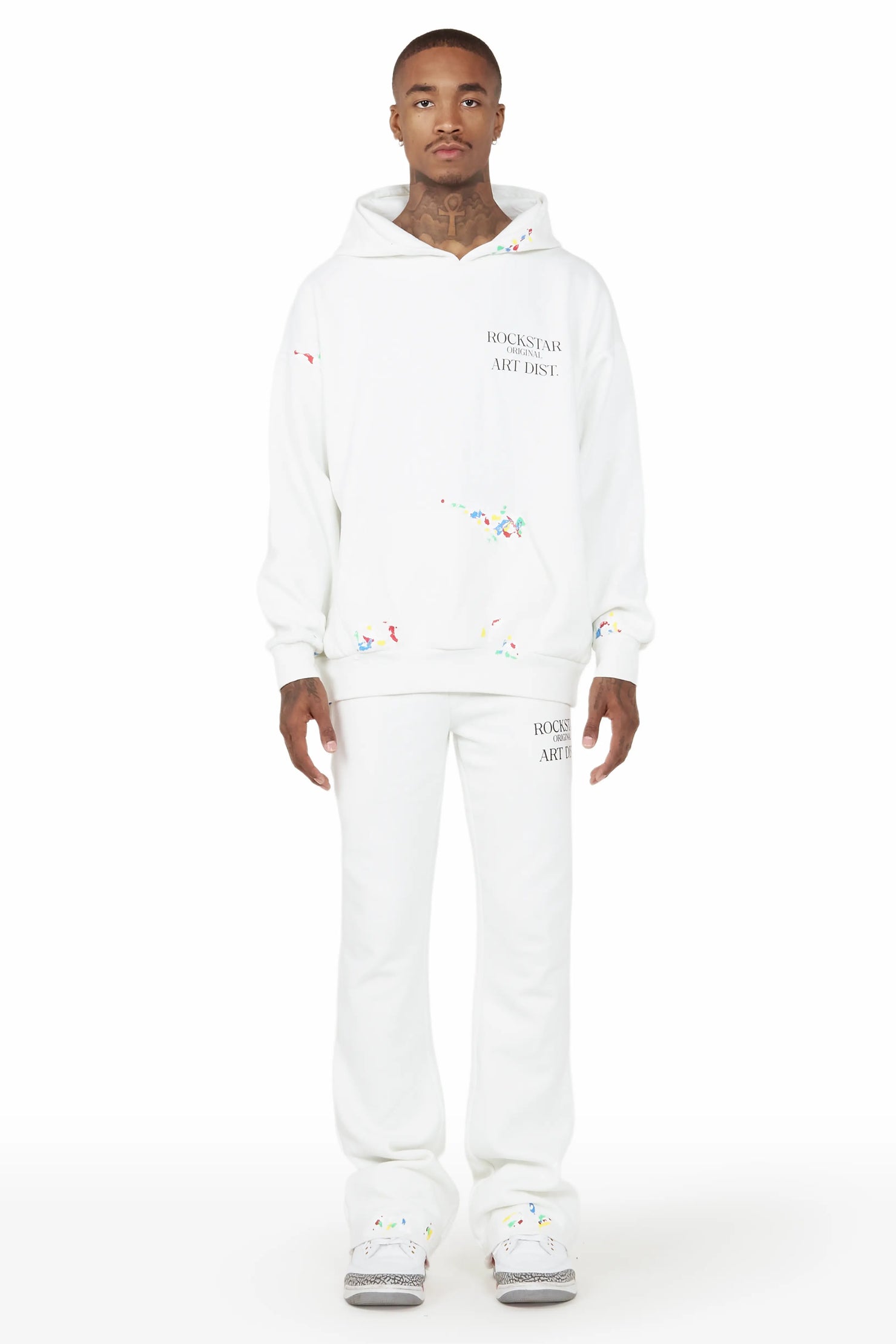 Rockstar Art Dist. Stone Hoodie/Flare Trackset