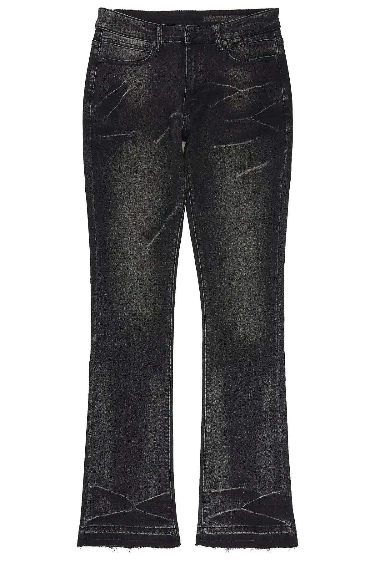 Belnav Black Stacked Jean