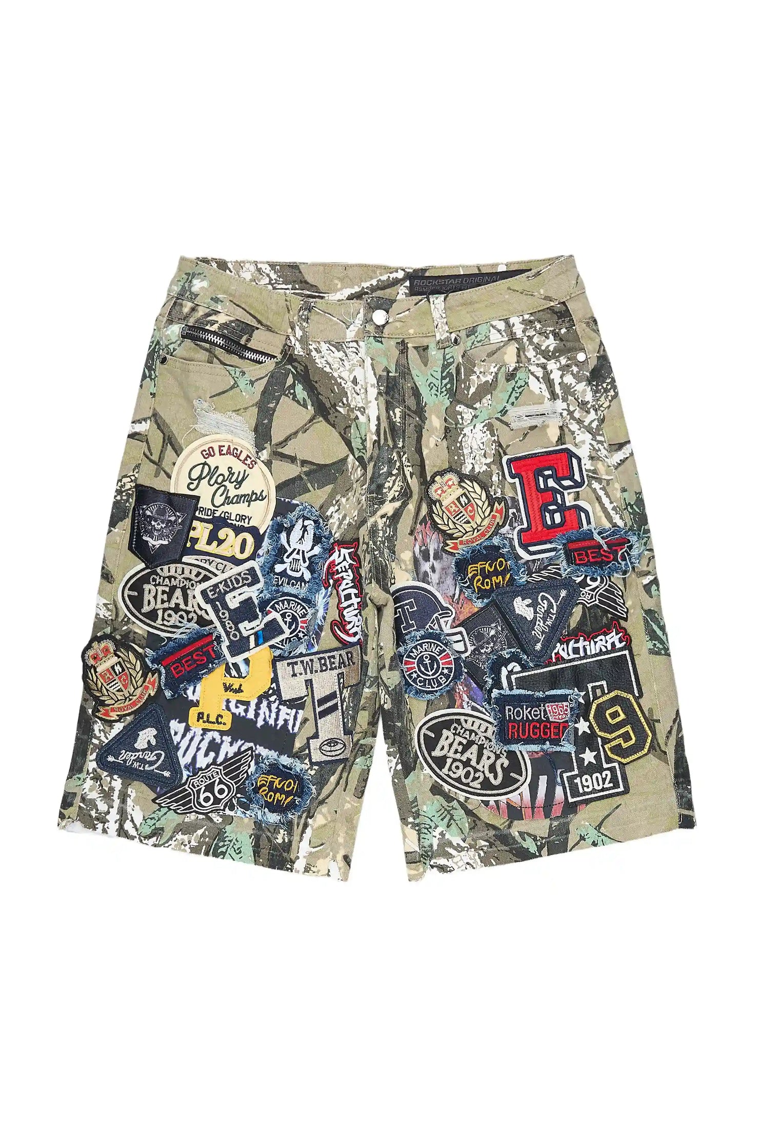 Espen Tree Camo Denim Short