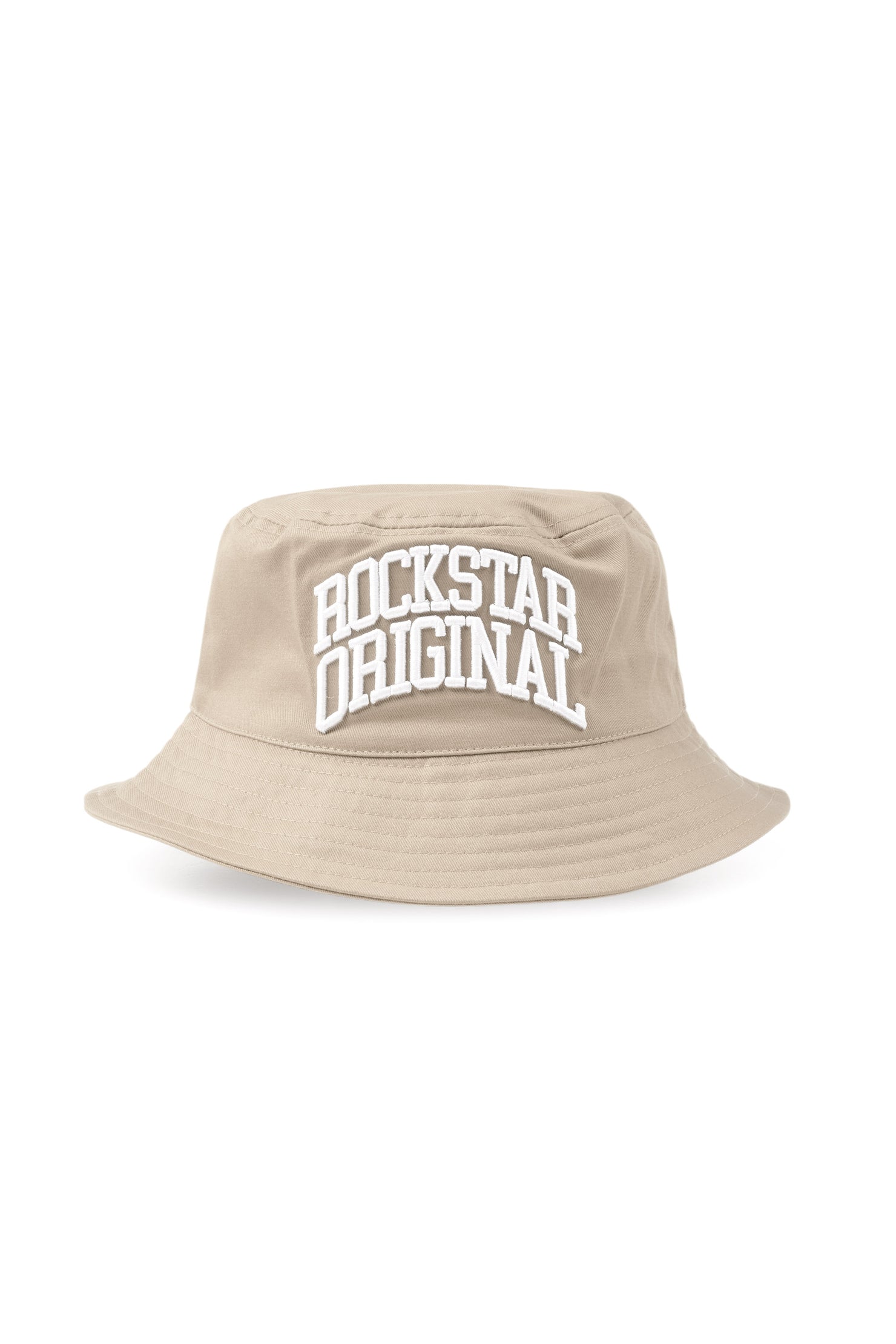 Flux Beige Graphic Bucket Hat