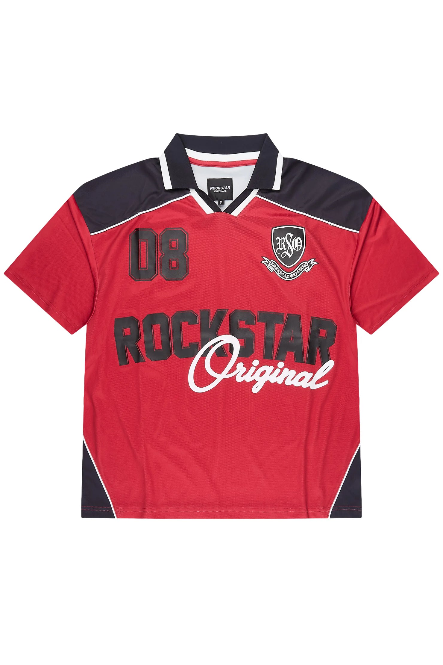 Roche Red World Soccer Inspired Graphic Jersey