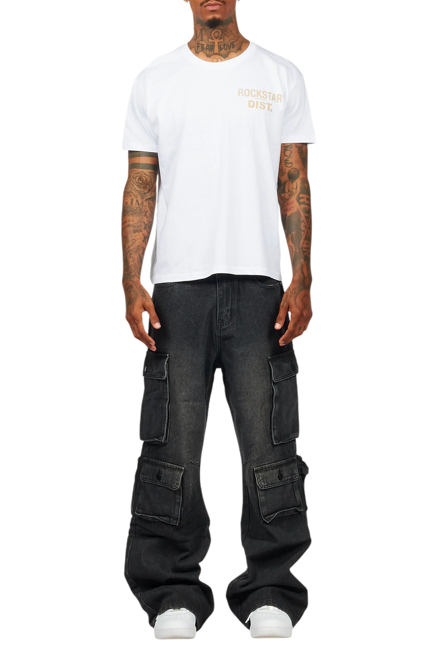 Cortie Black Baggy Fit Jean