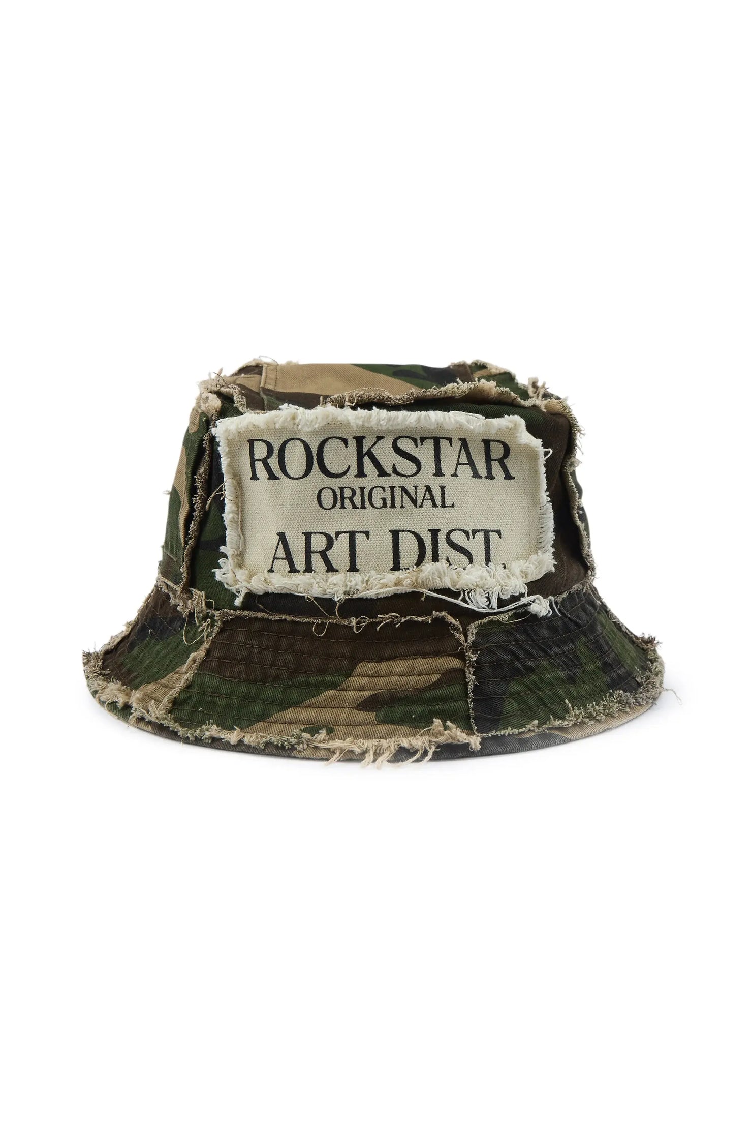 Ivo Faded Camo Patchwork Bucket Hat
