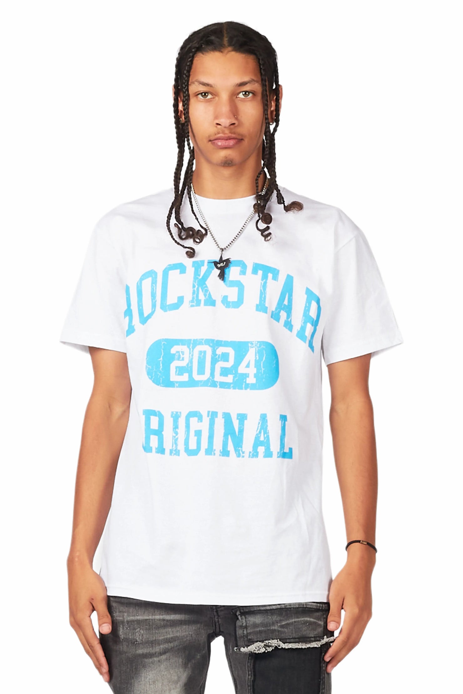 Members White Graphic T-Shirt