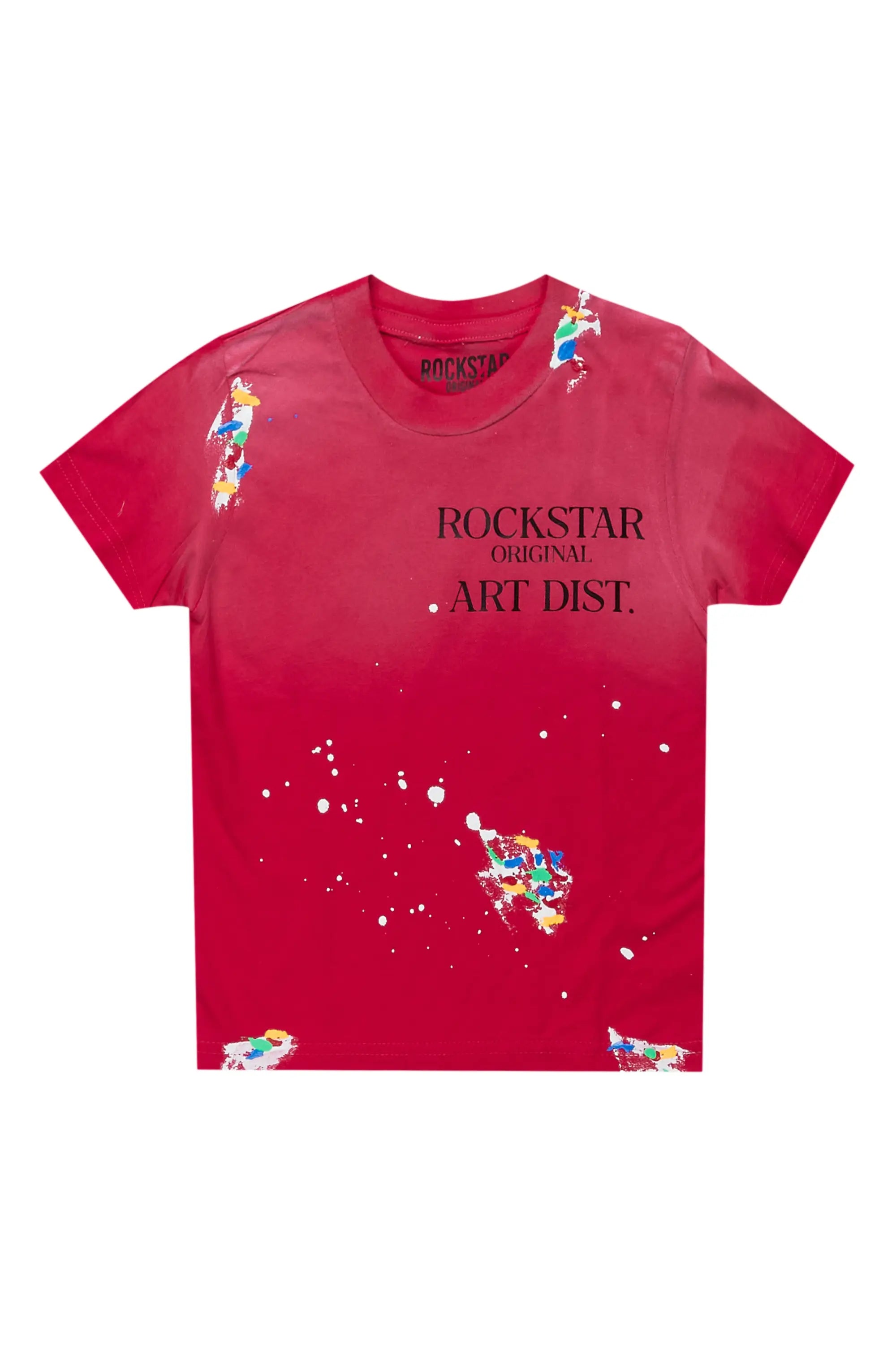 Boys Palmer Fuchsia Graphic T-Shirt