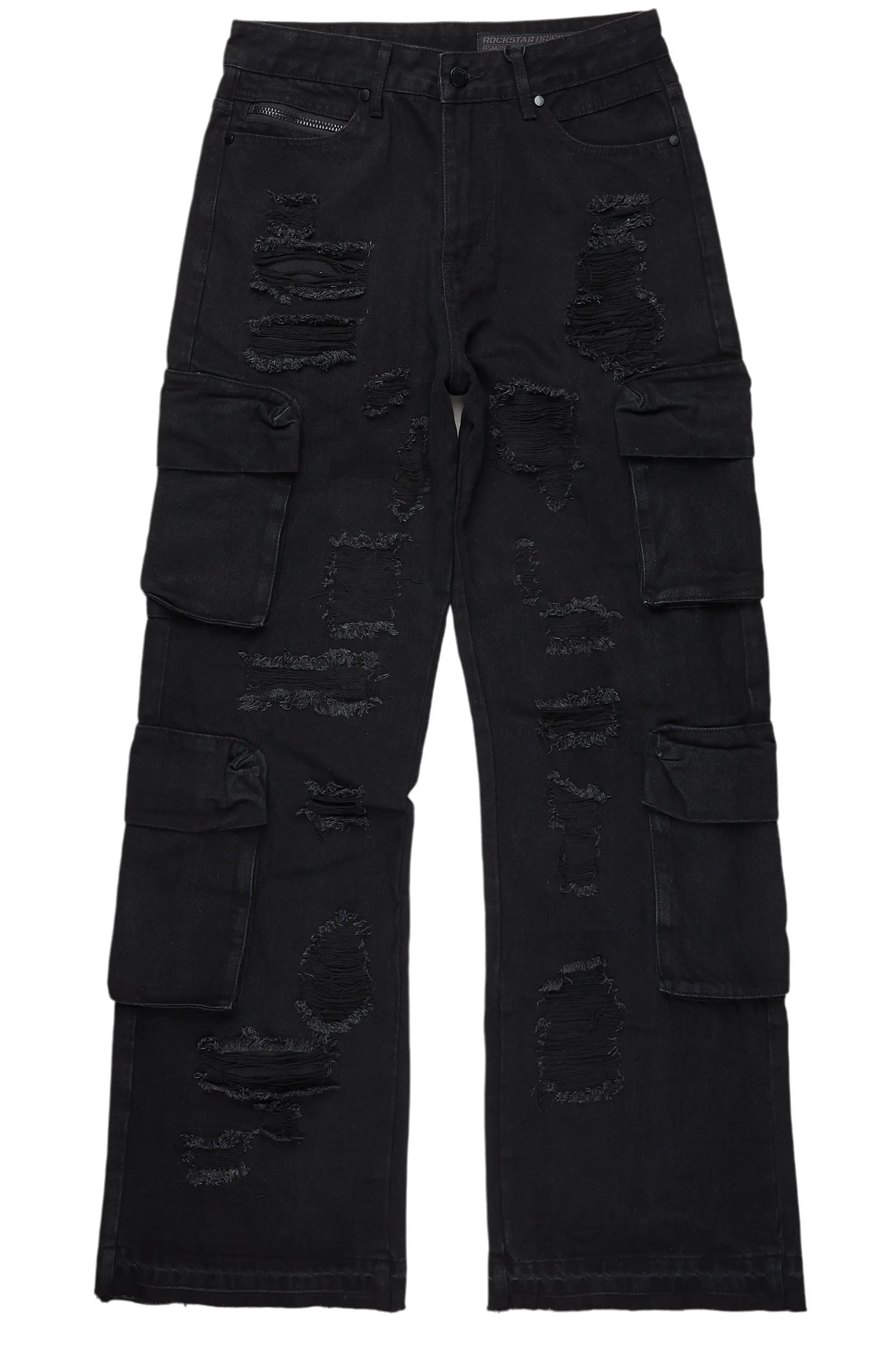 Peppe Black Baggy Fit Jean
