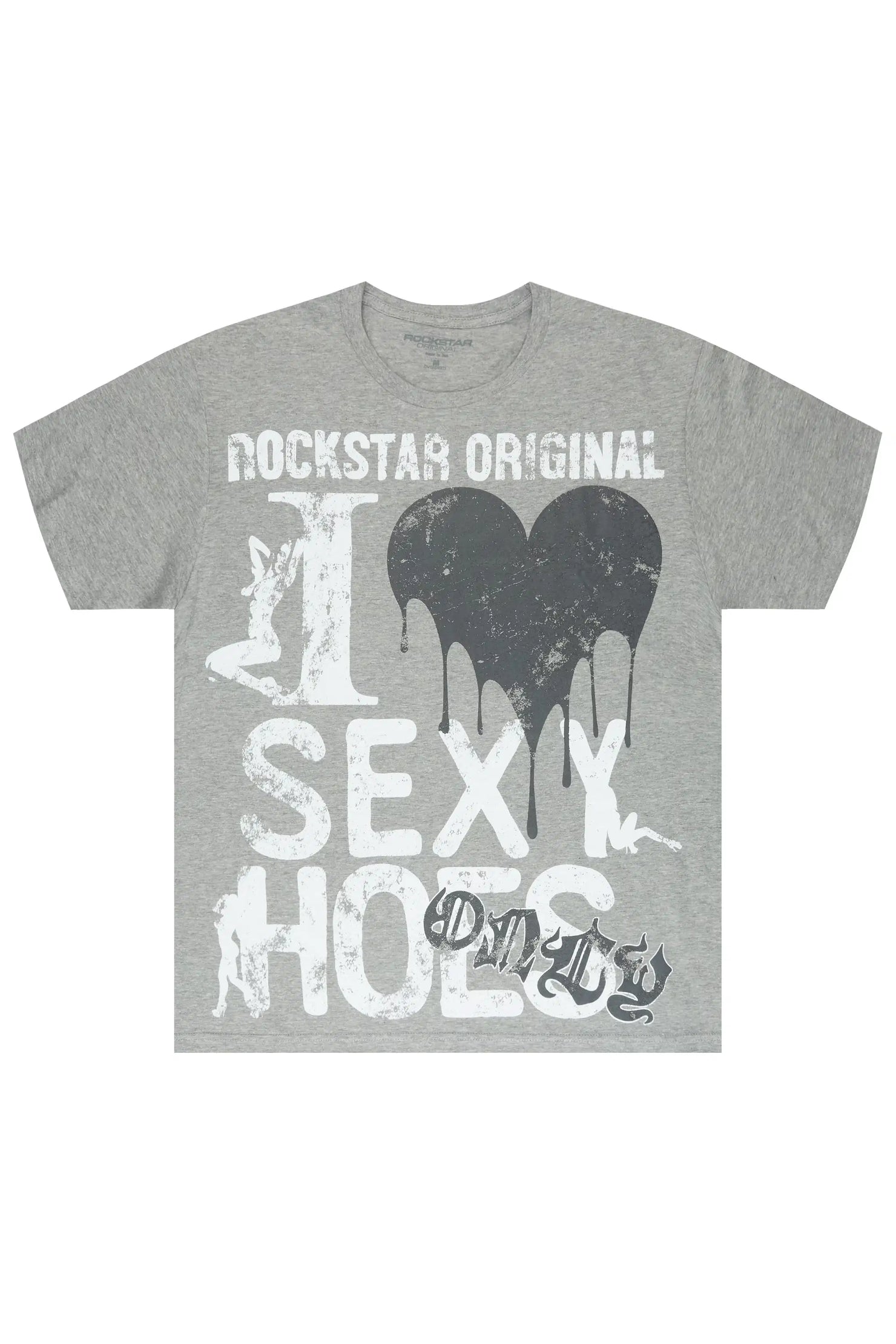 Sovar Grey Oversized Graphic T-Shirt