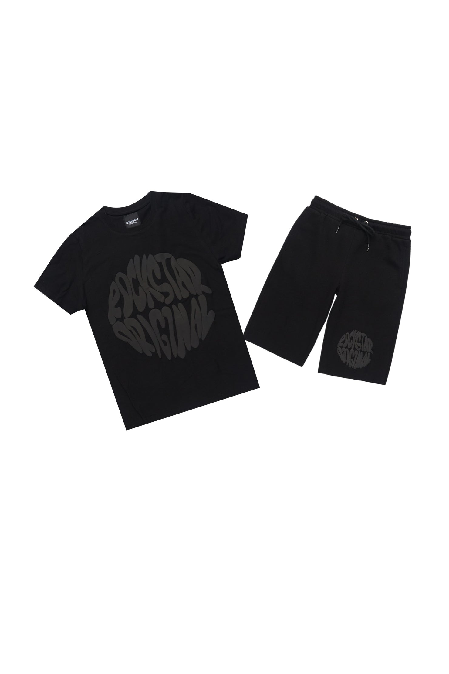 Boys Thierry Black/Black T-Shirt/Short Set