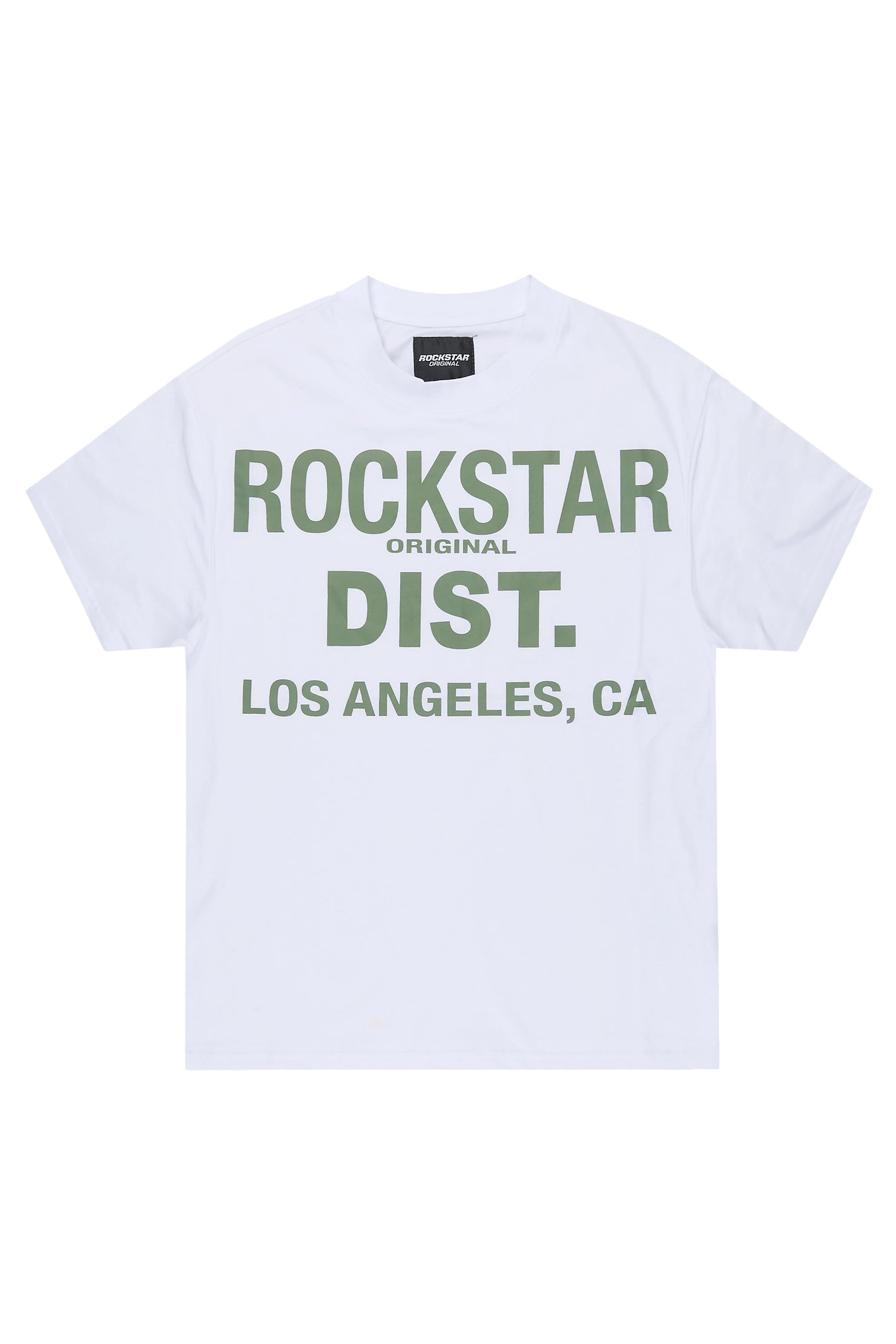 Boys Sevyn White/Green Oversized T-Shirt